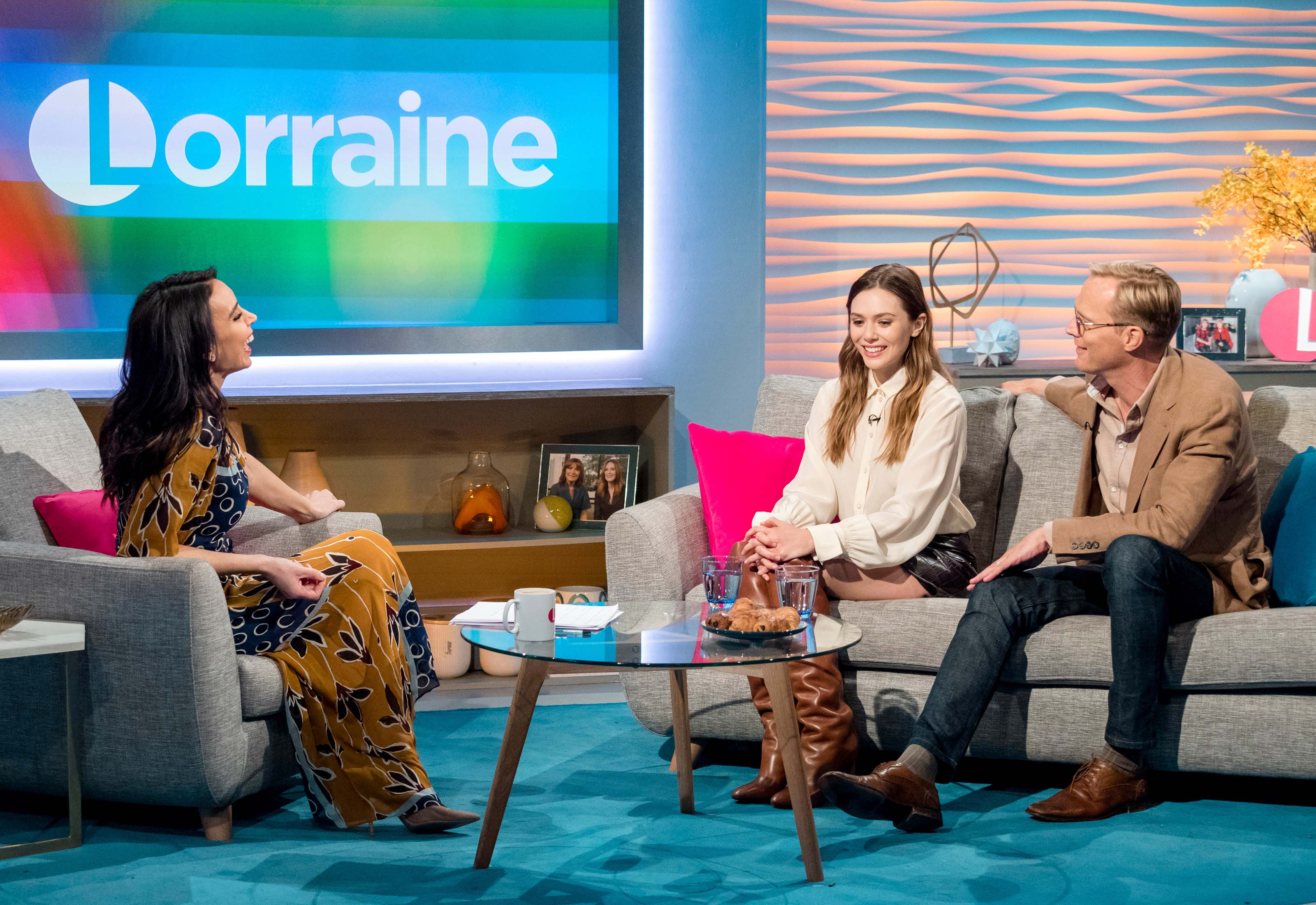 Elizabeth Olsen at Lorraine TV Show