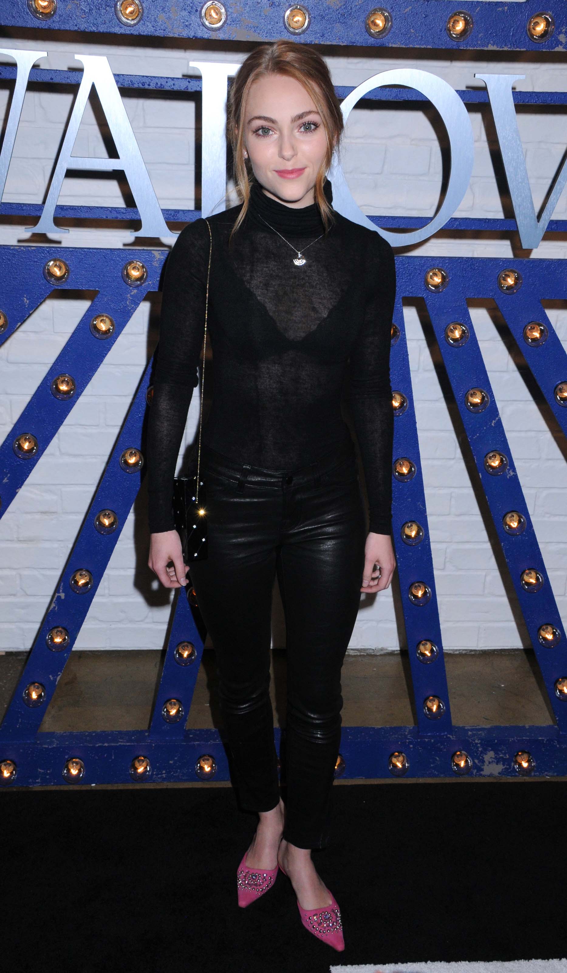 AnnaSophia Robb attends Swarovski Times Square store party