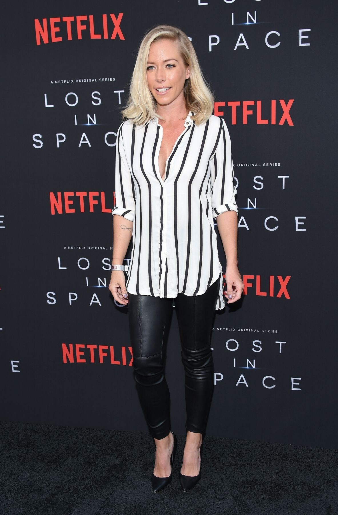 Kendra Wilkinson attends Lost in Space series premiere
