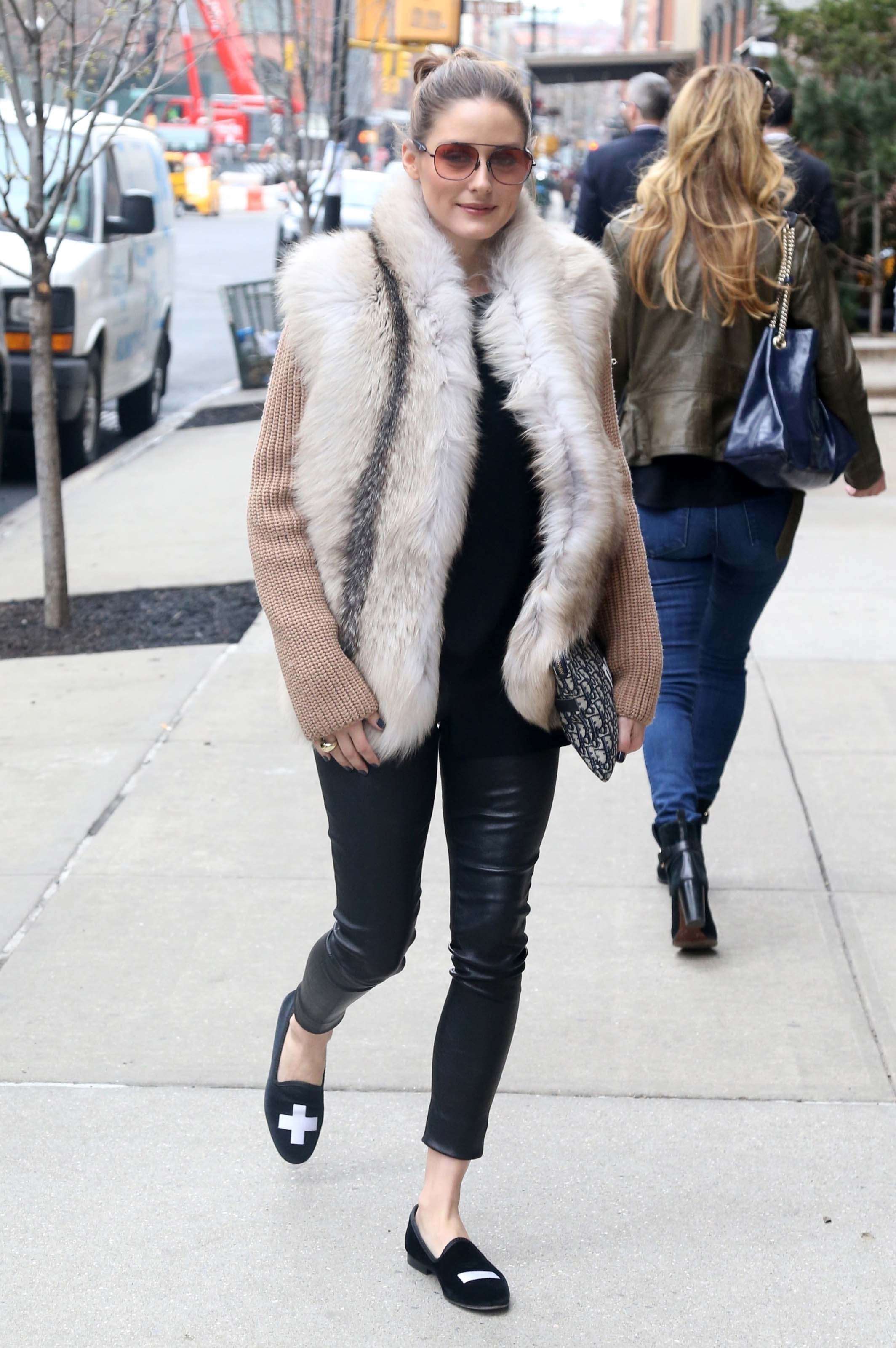 Olivia Palermo out in Tribeca