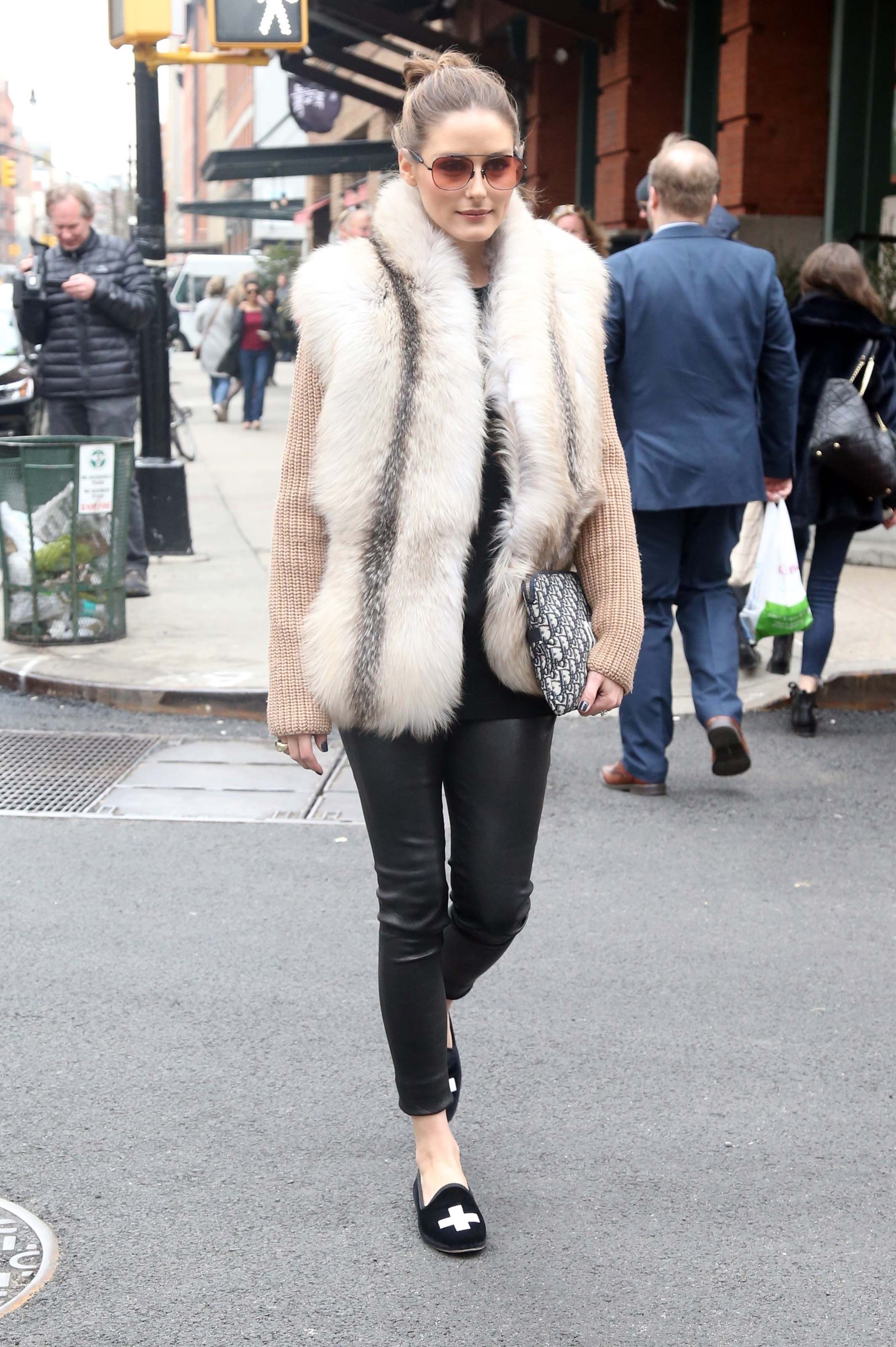 Olivia Palermo out in Tribeca