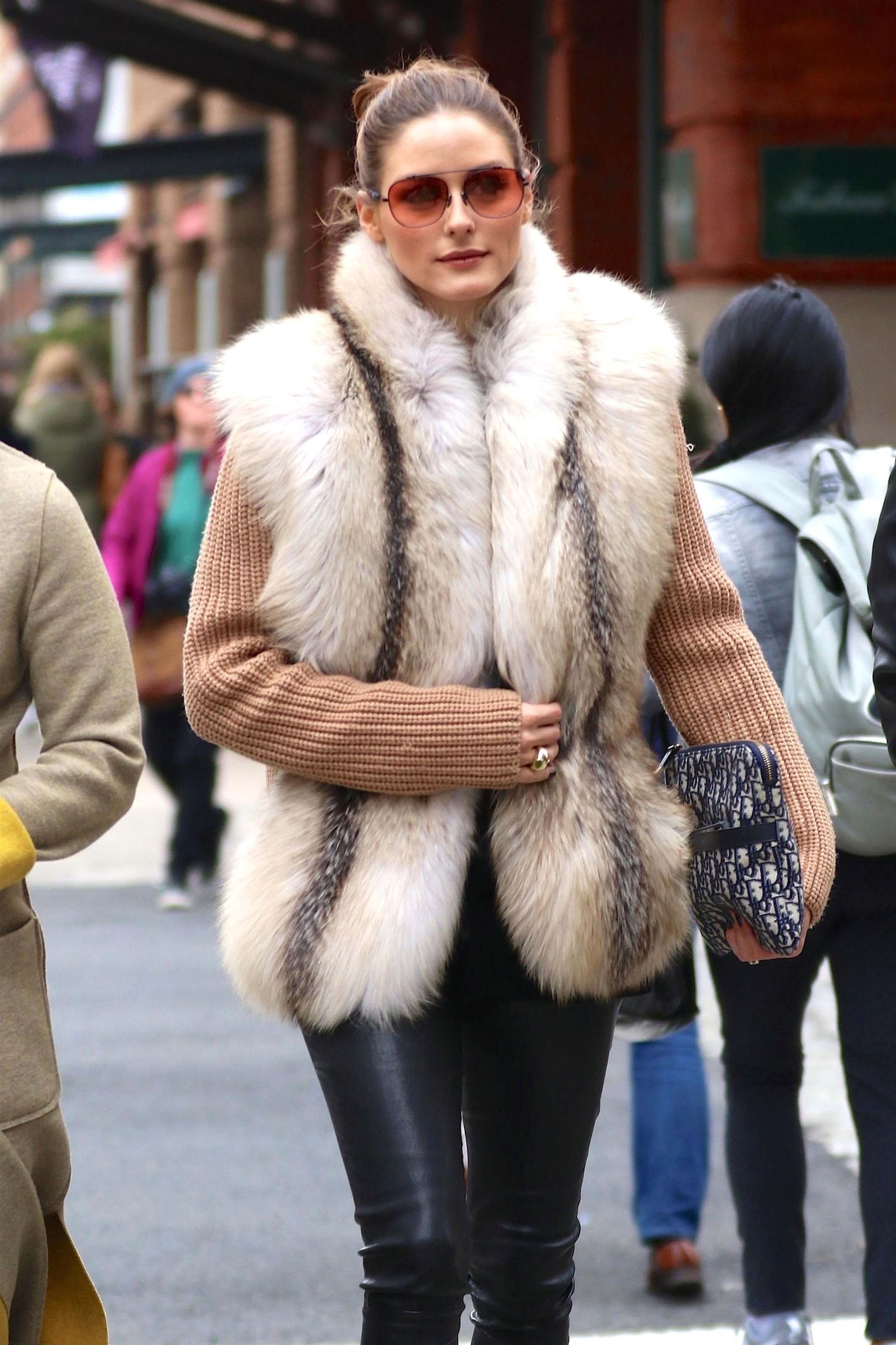 Olivia Palermo out in Tribeca