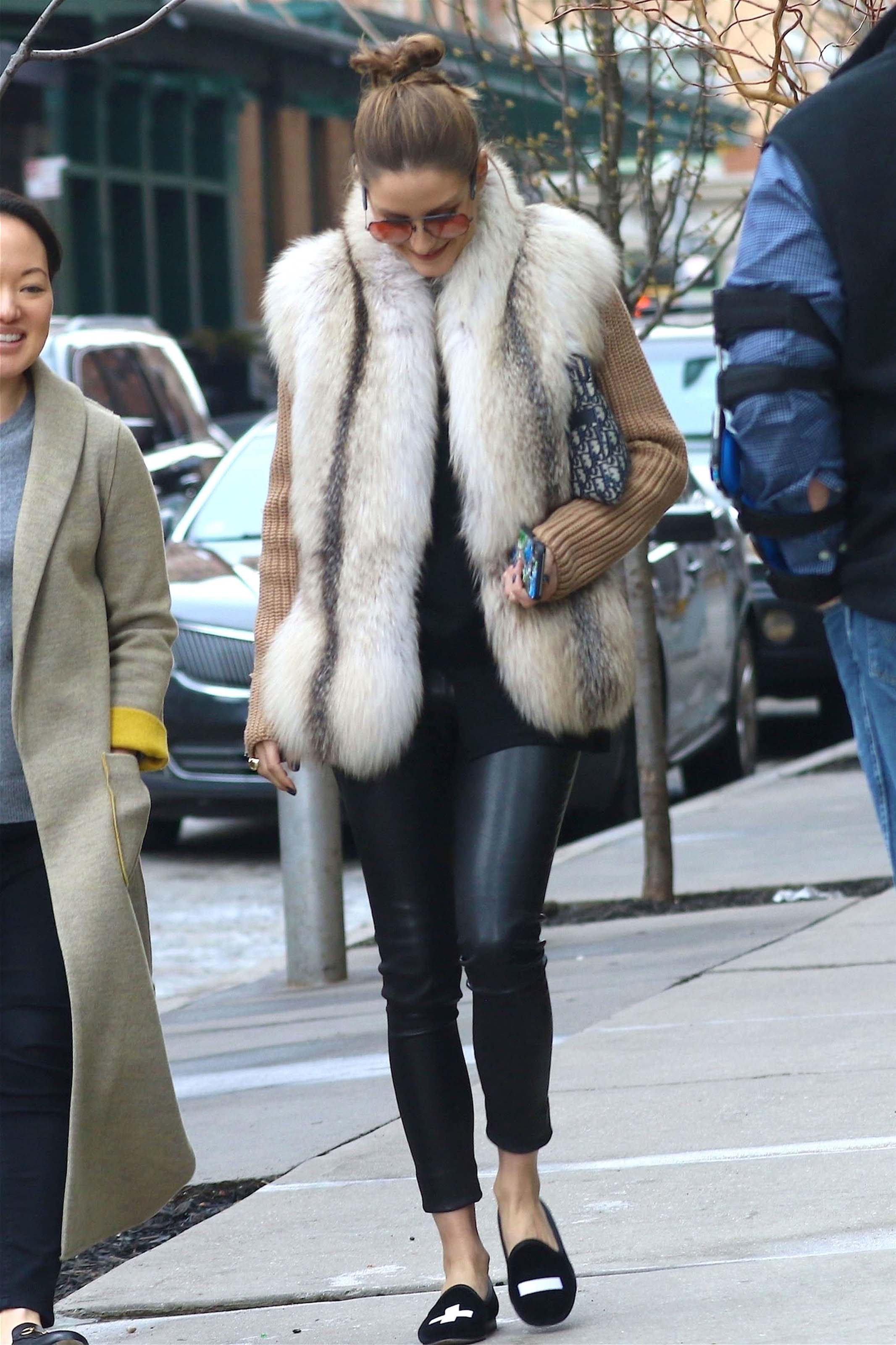 Olivia Palermo out in Tribeca