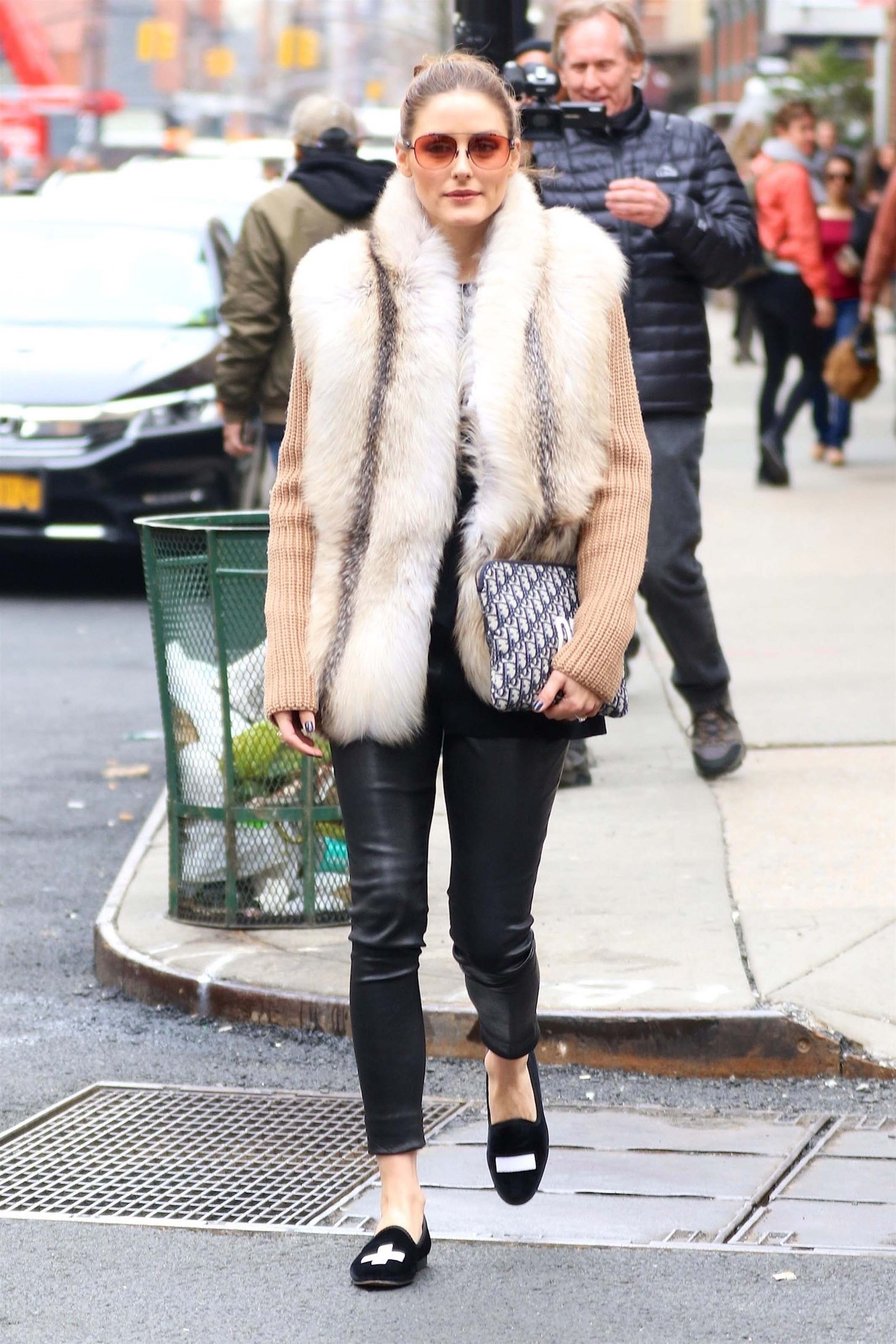 Olivia Palermo out in Tribeca