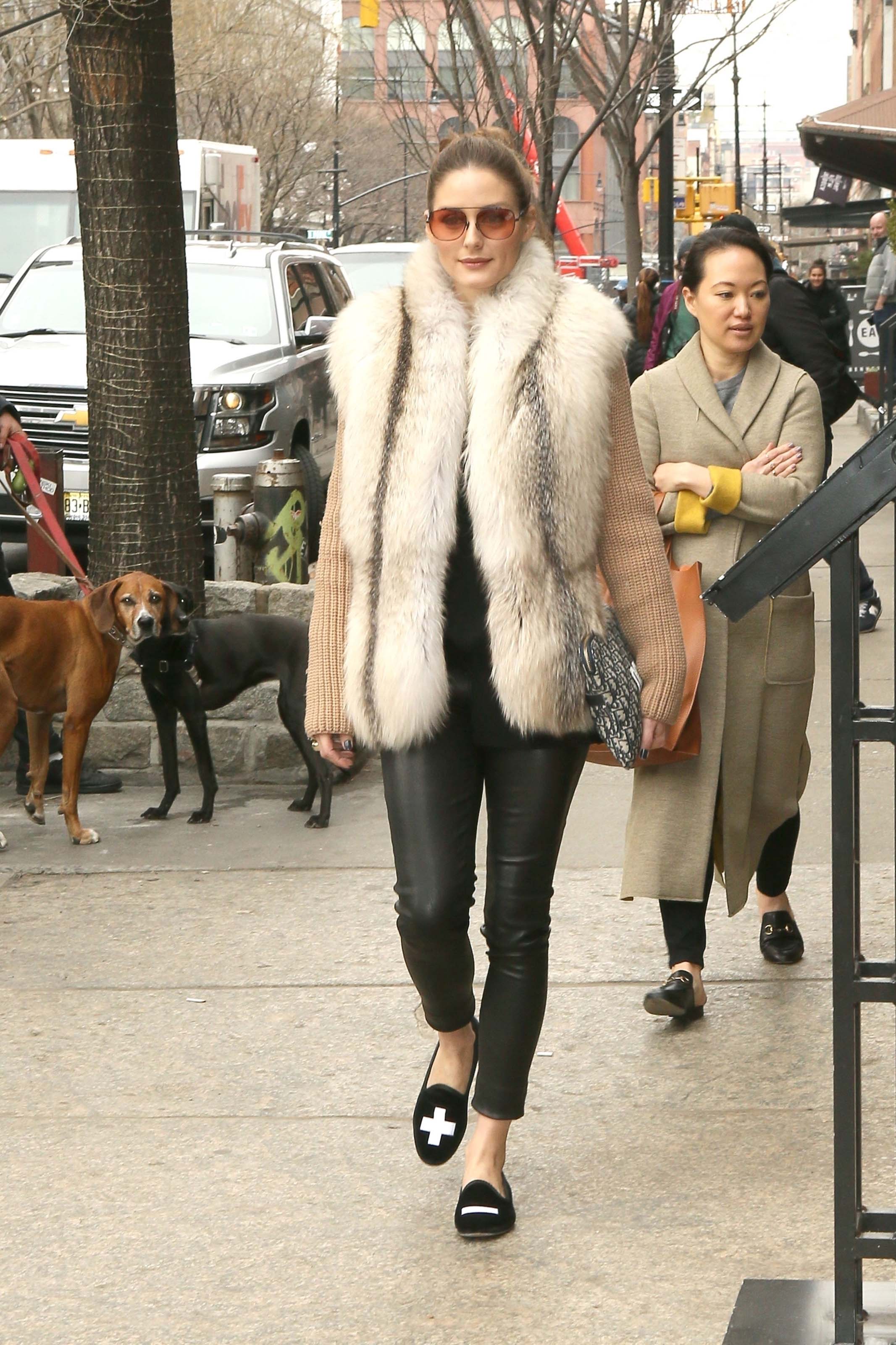 Olivia Palermo out in Tribeca