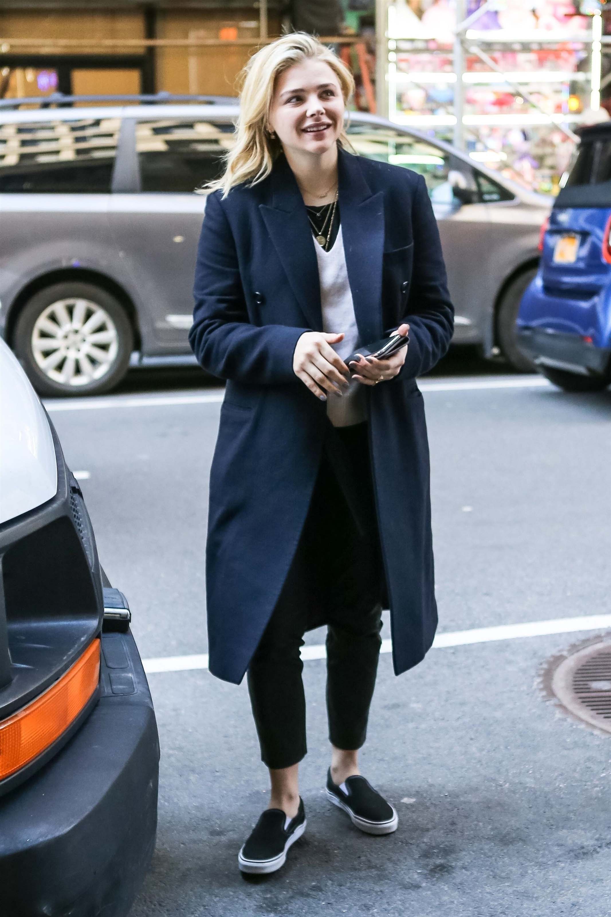 Chloe Moretz out in NYC
