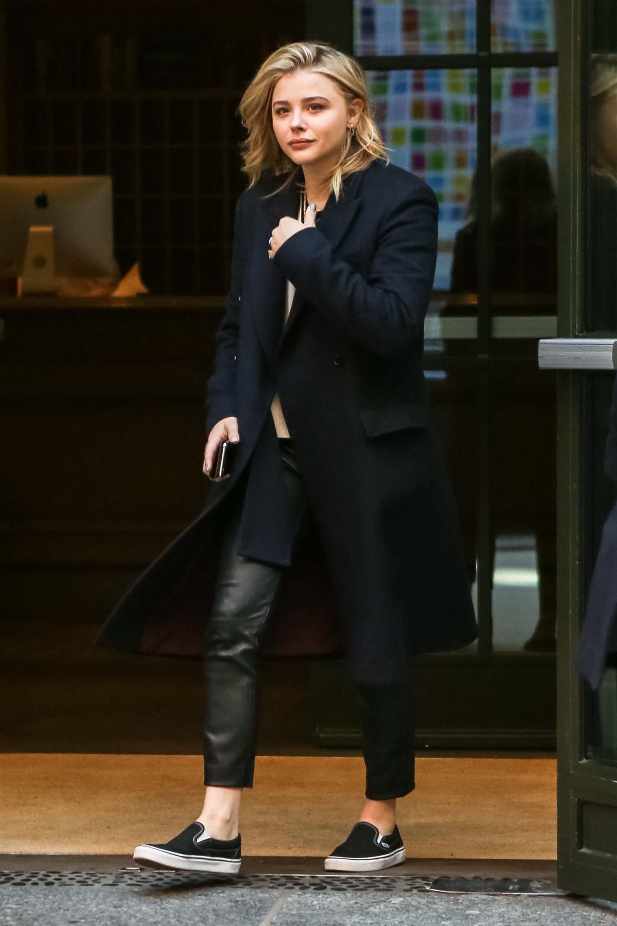 Chloe Moretz out in NYC