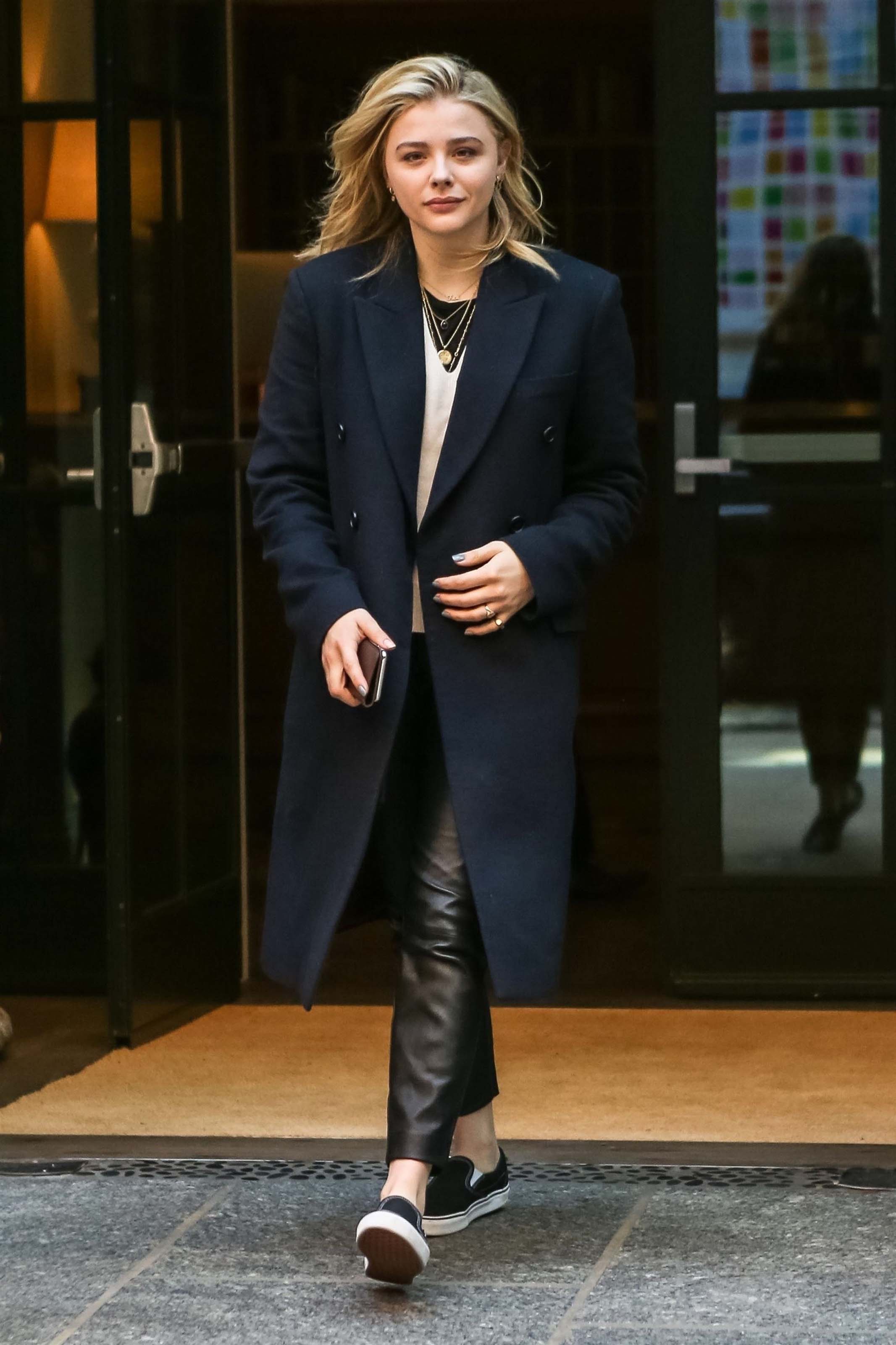 Chloe Moretz out in NYC