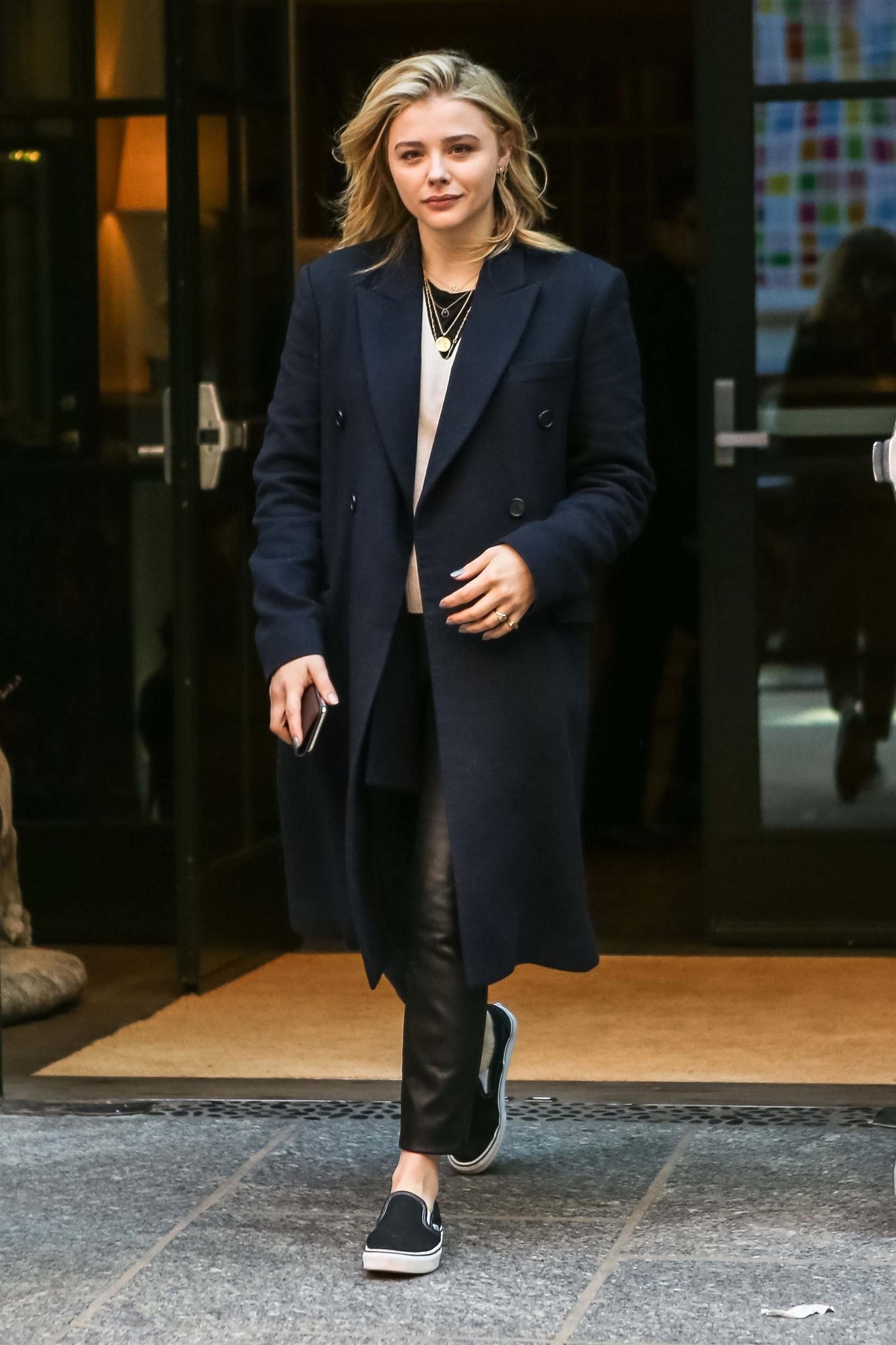 Chloe Moretz out in NYC