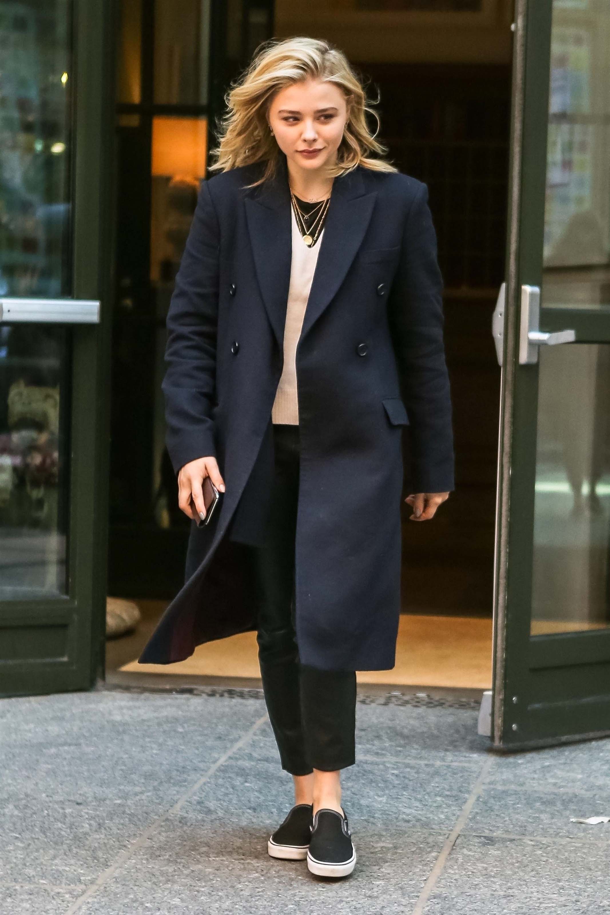 Chloe Moretz out in NYC