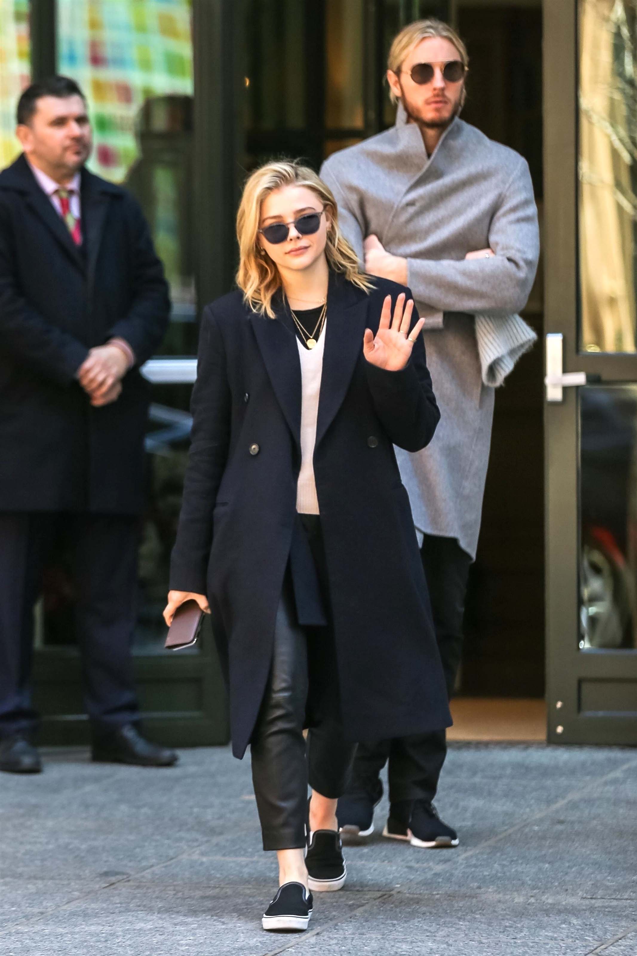 Chloe Moretz out in NYC