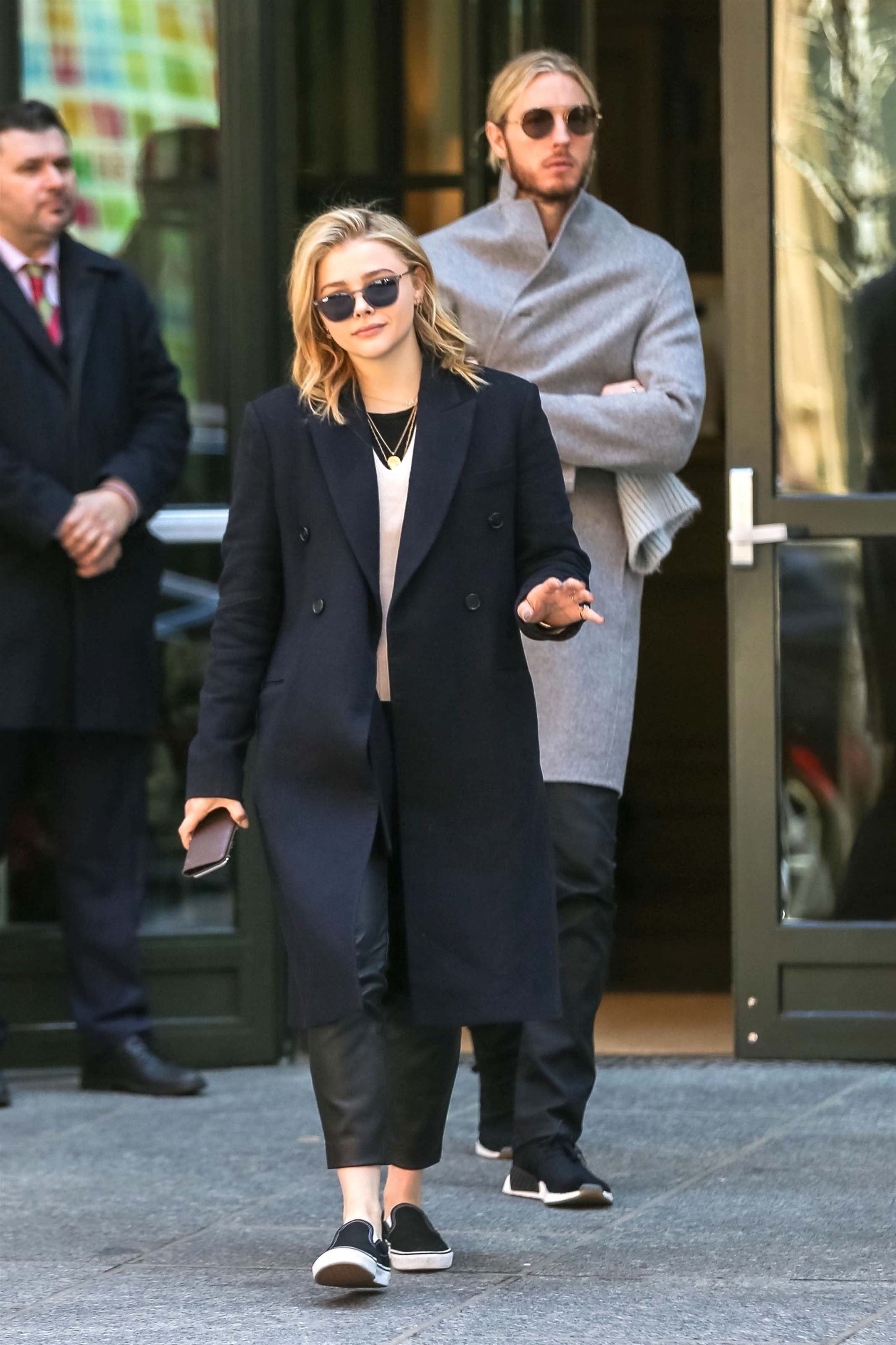 Chloe Moretz out in NYC