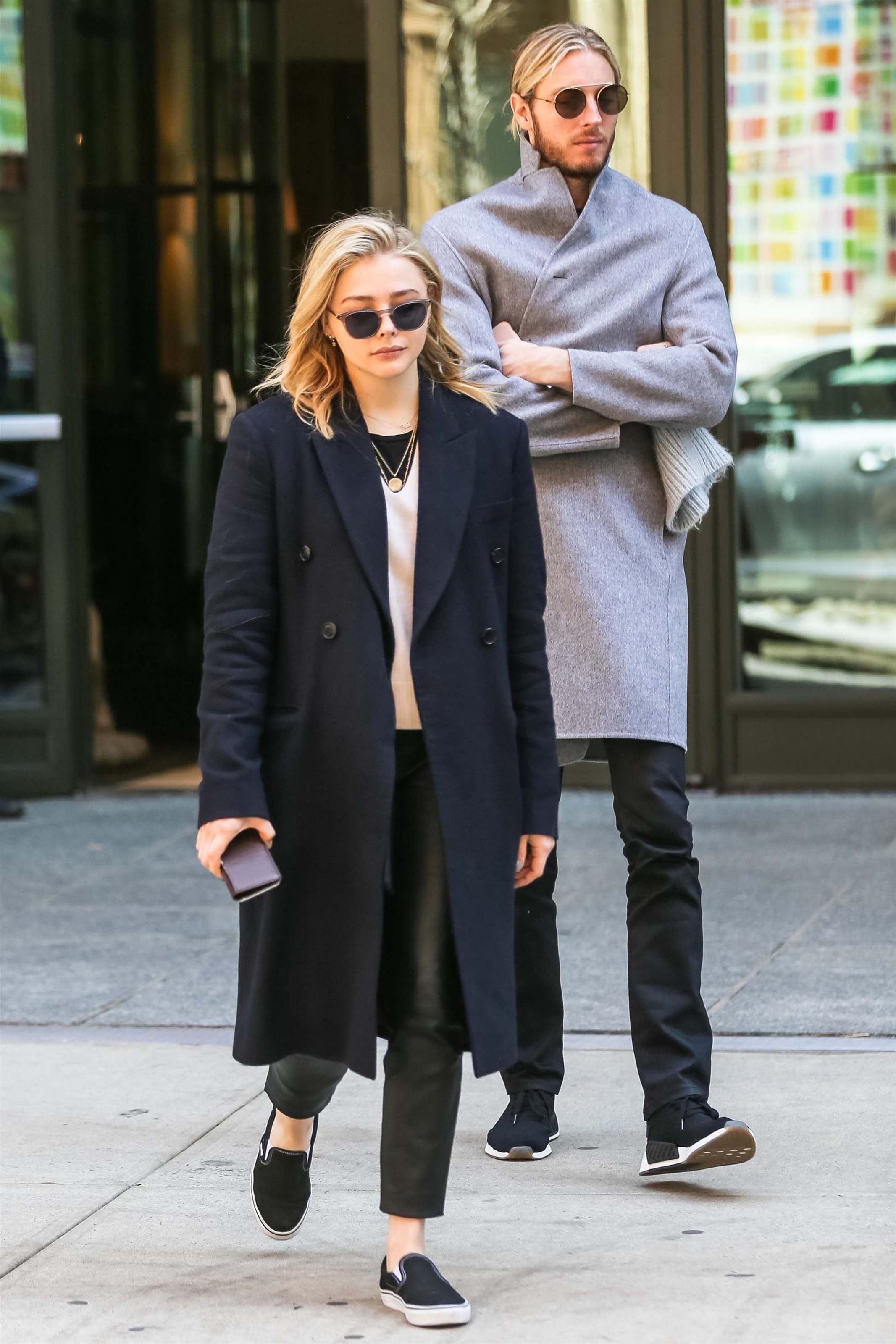 Chloe Moretz out in NYC