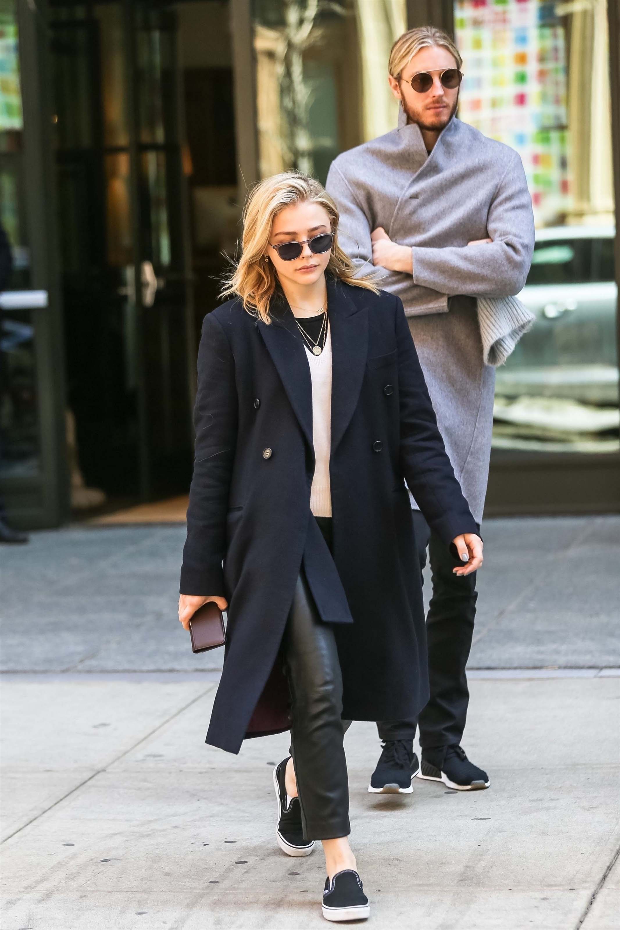 Chloe Moretz out in NYC