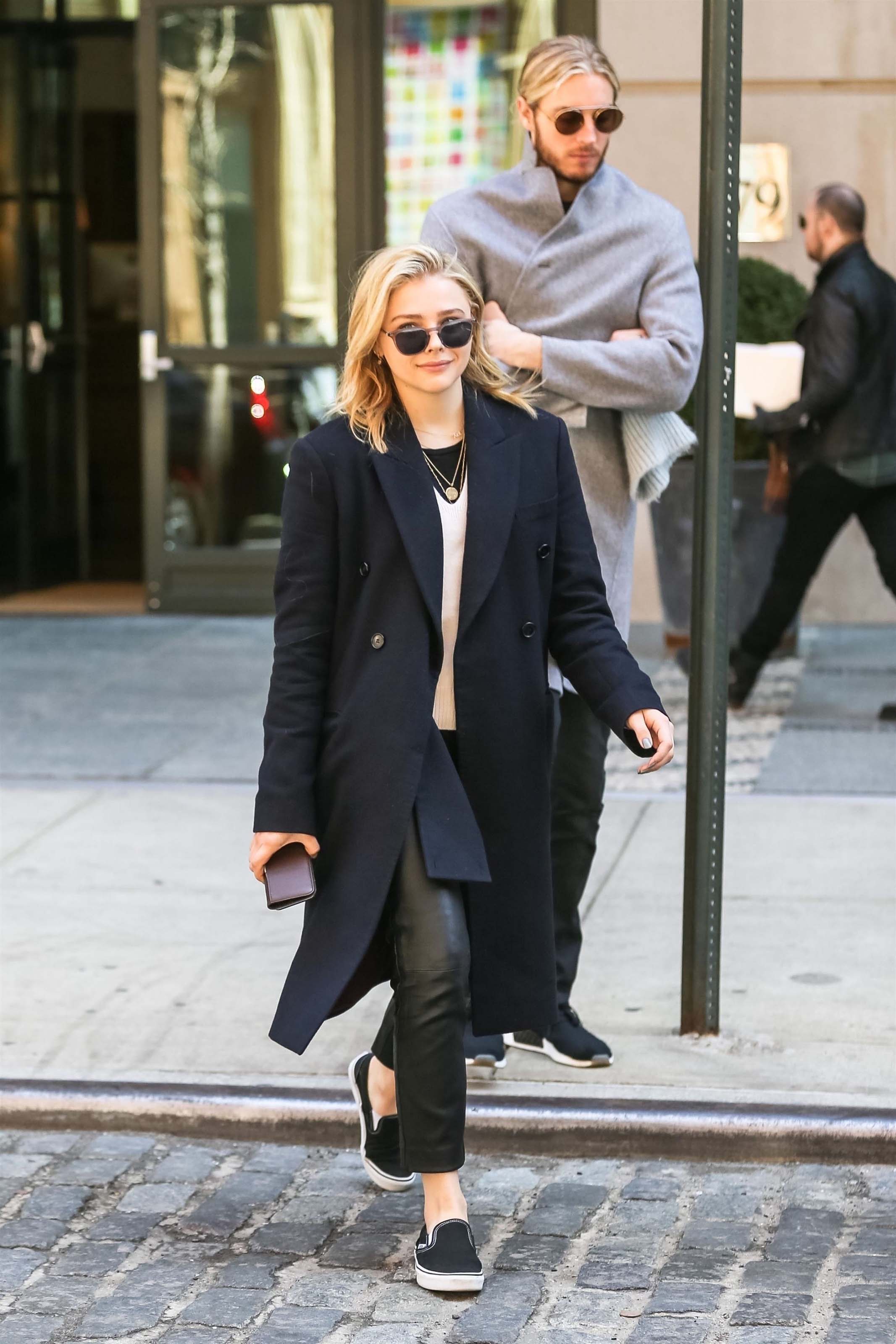 Chloe Moretz out in NYC