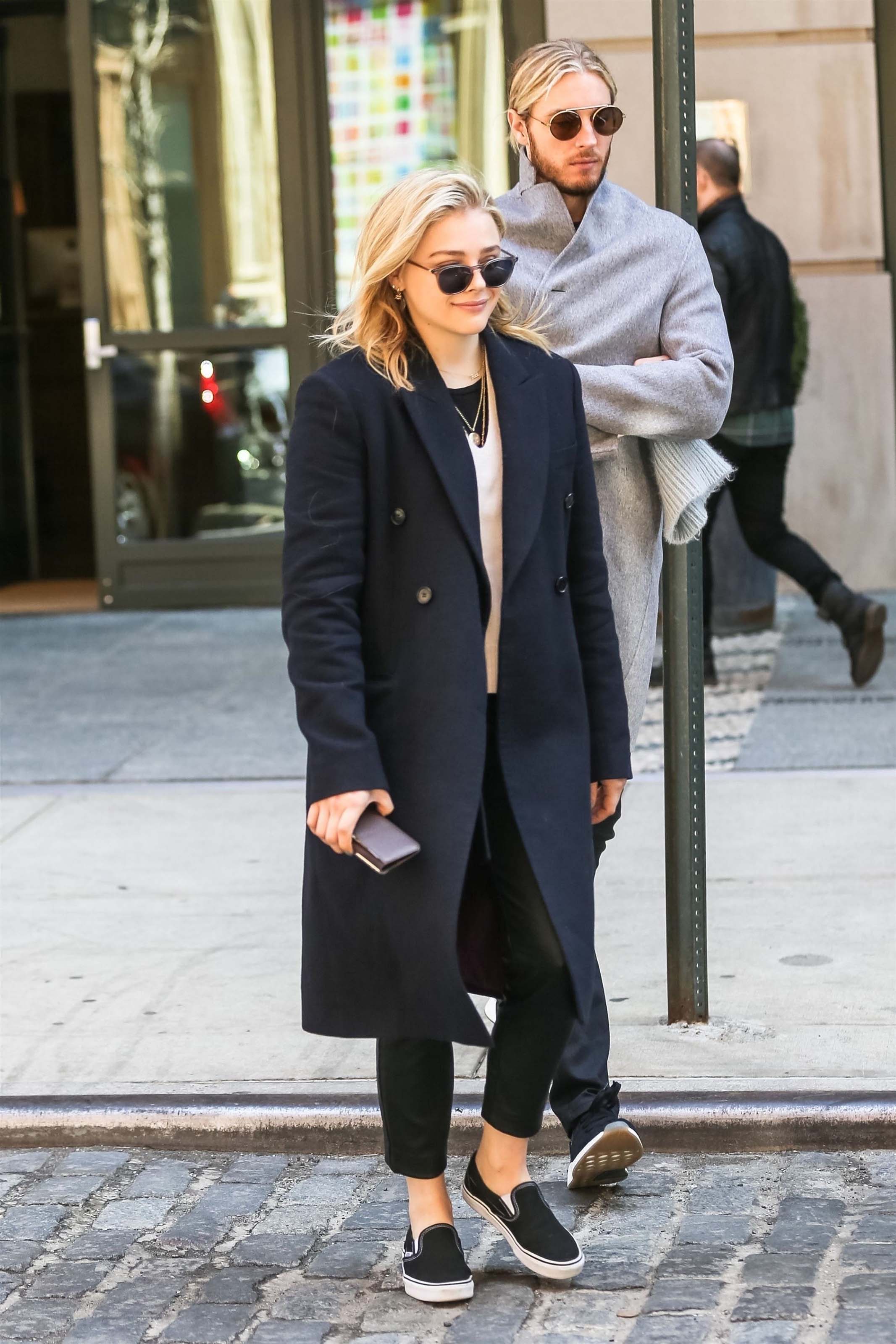 Chloe Moretz out in NYC