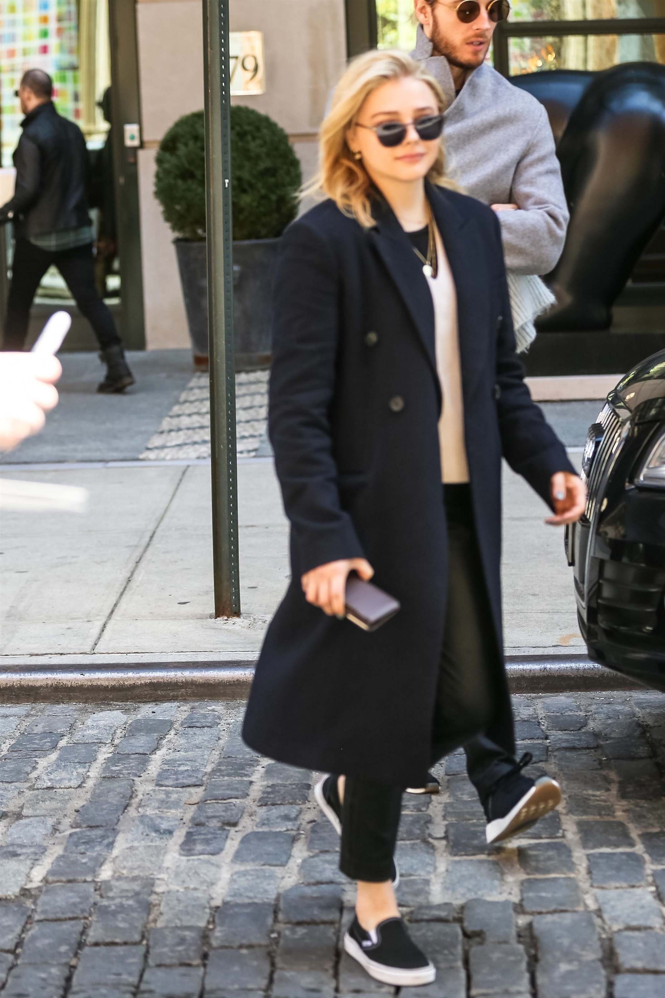 Chloe Moretz out in NYC