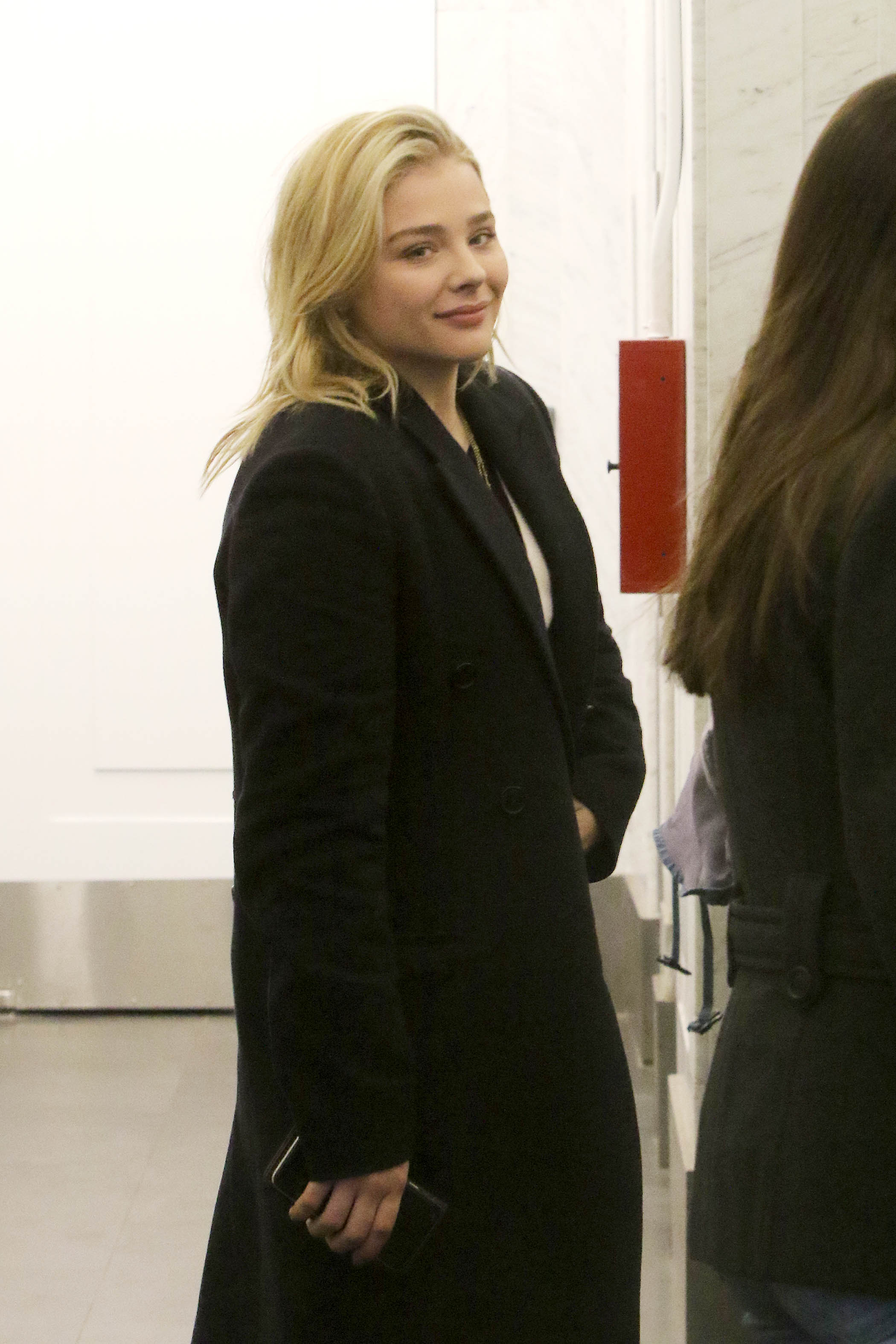 Chloe Moretz out in NYC