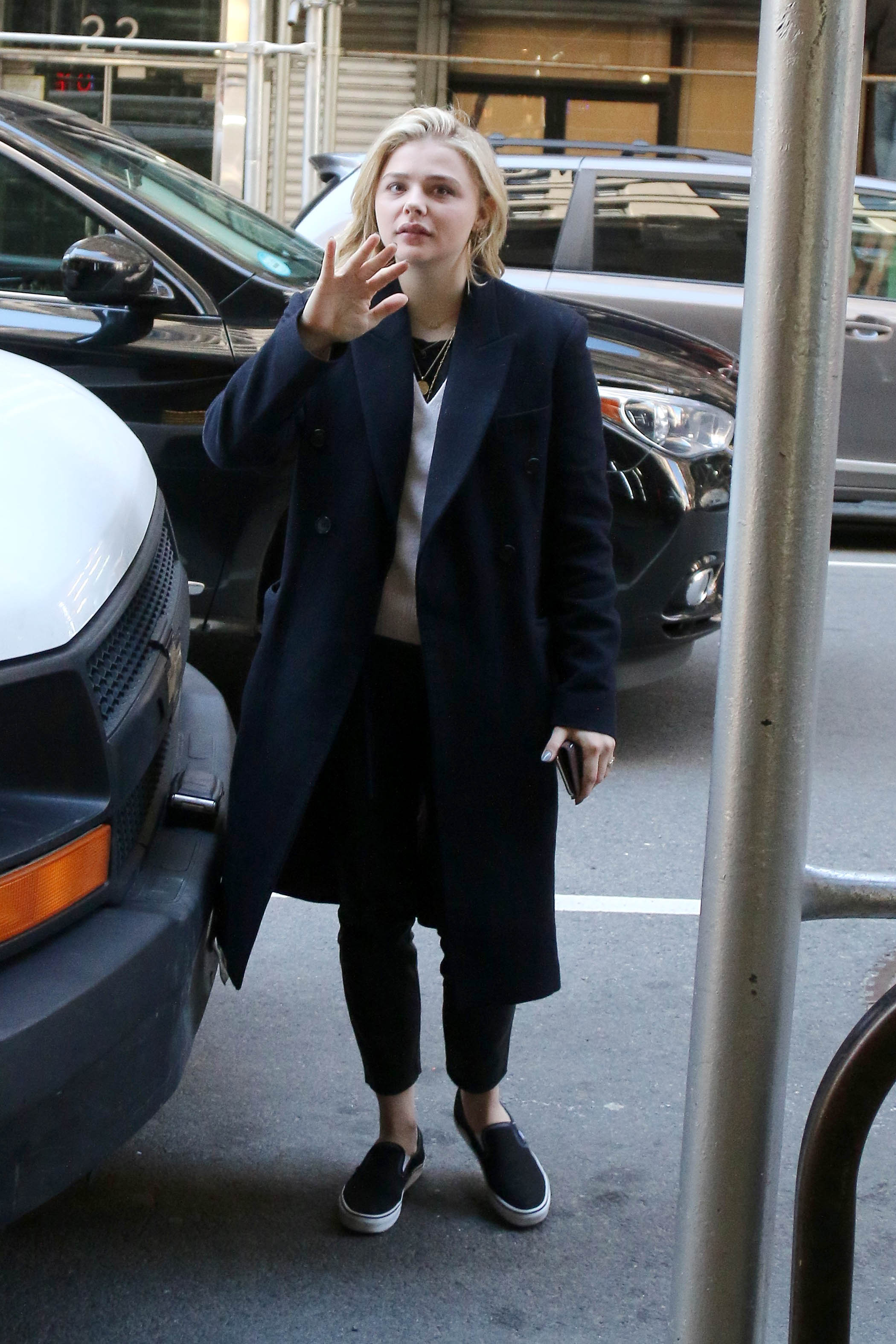 Chloe Moretz out in NYC