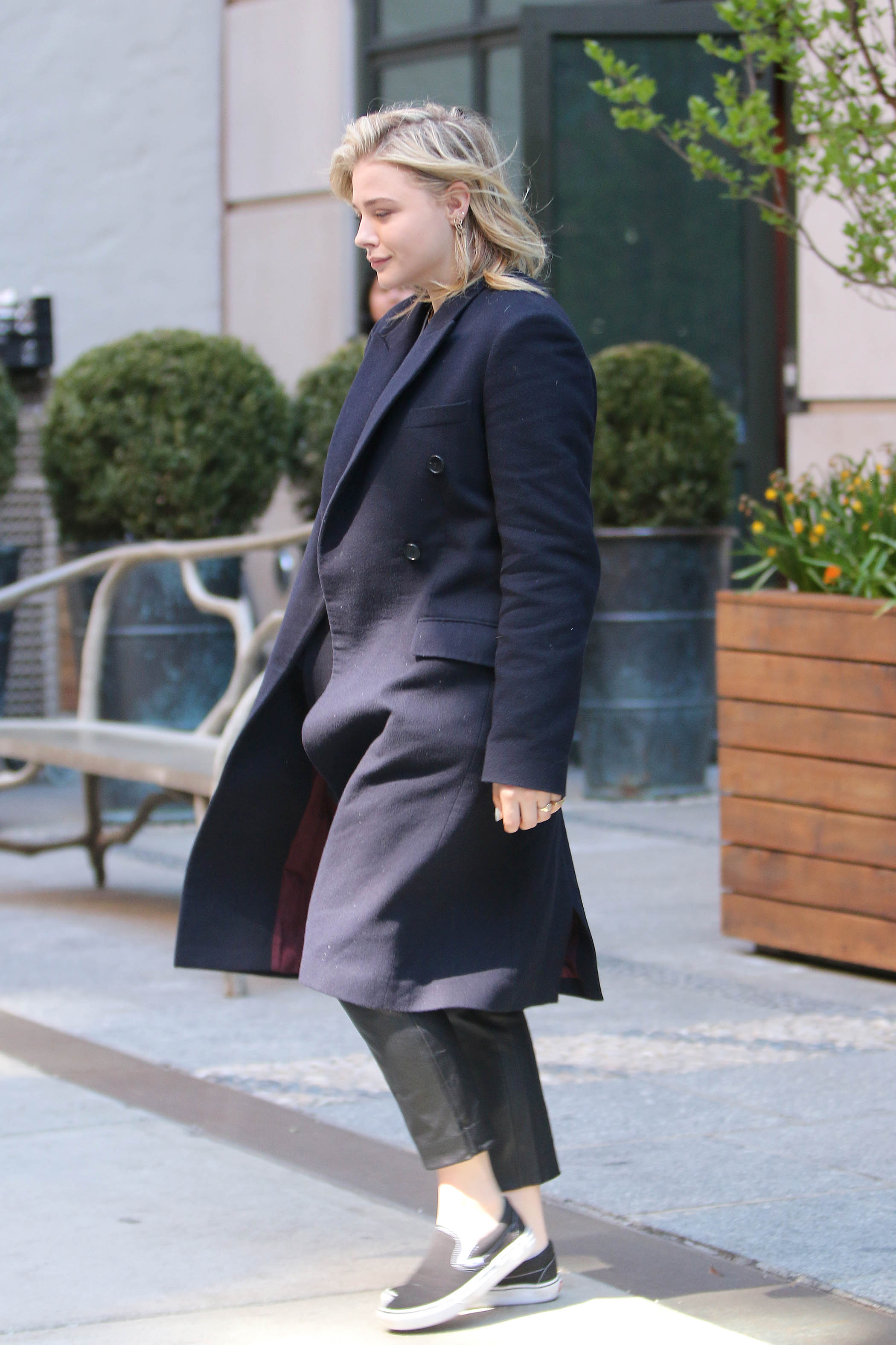 Chloe Moretz out in NYC