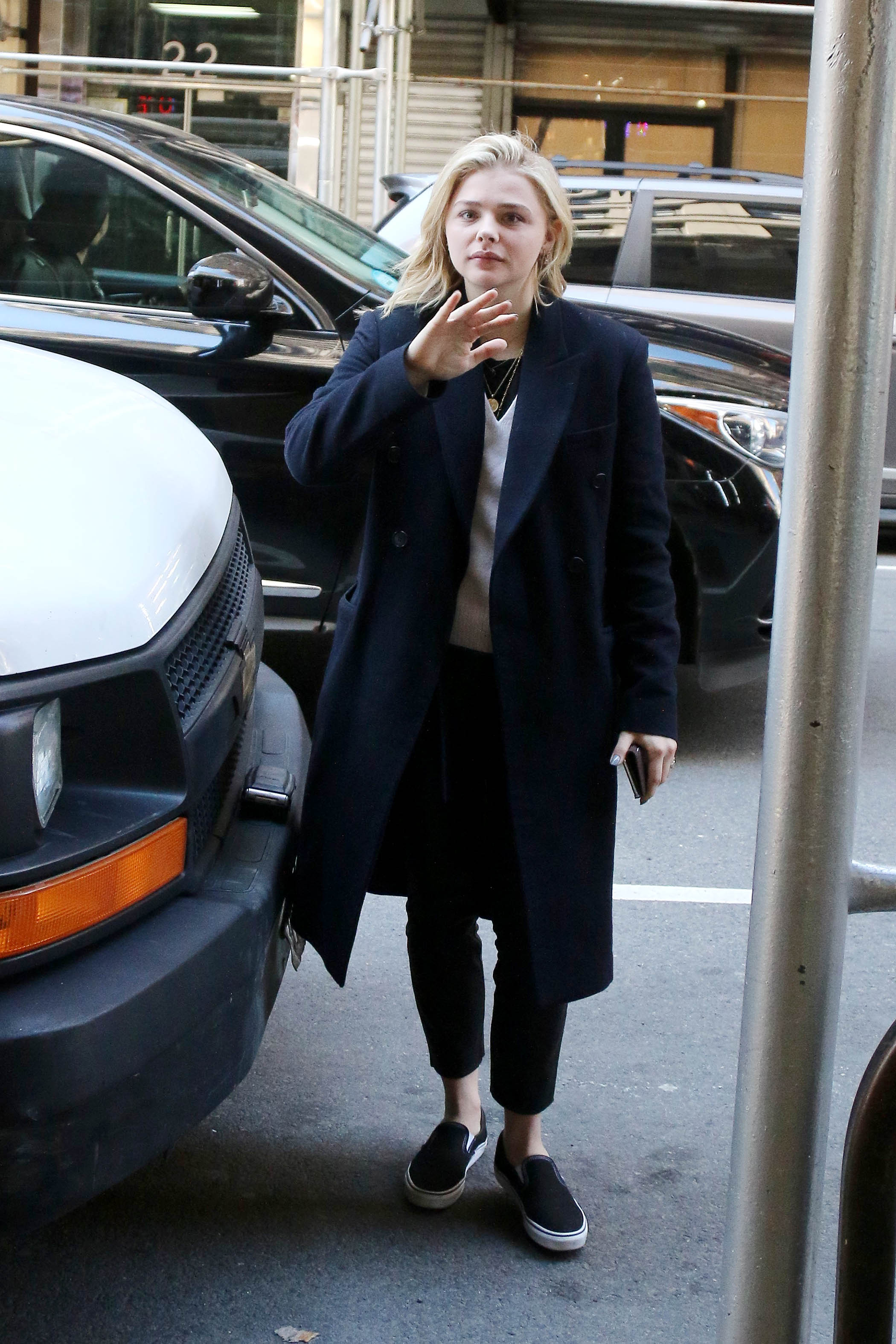 Chloe Moretz out in NYC