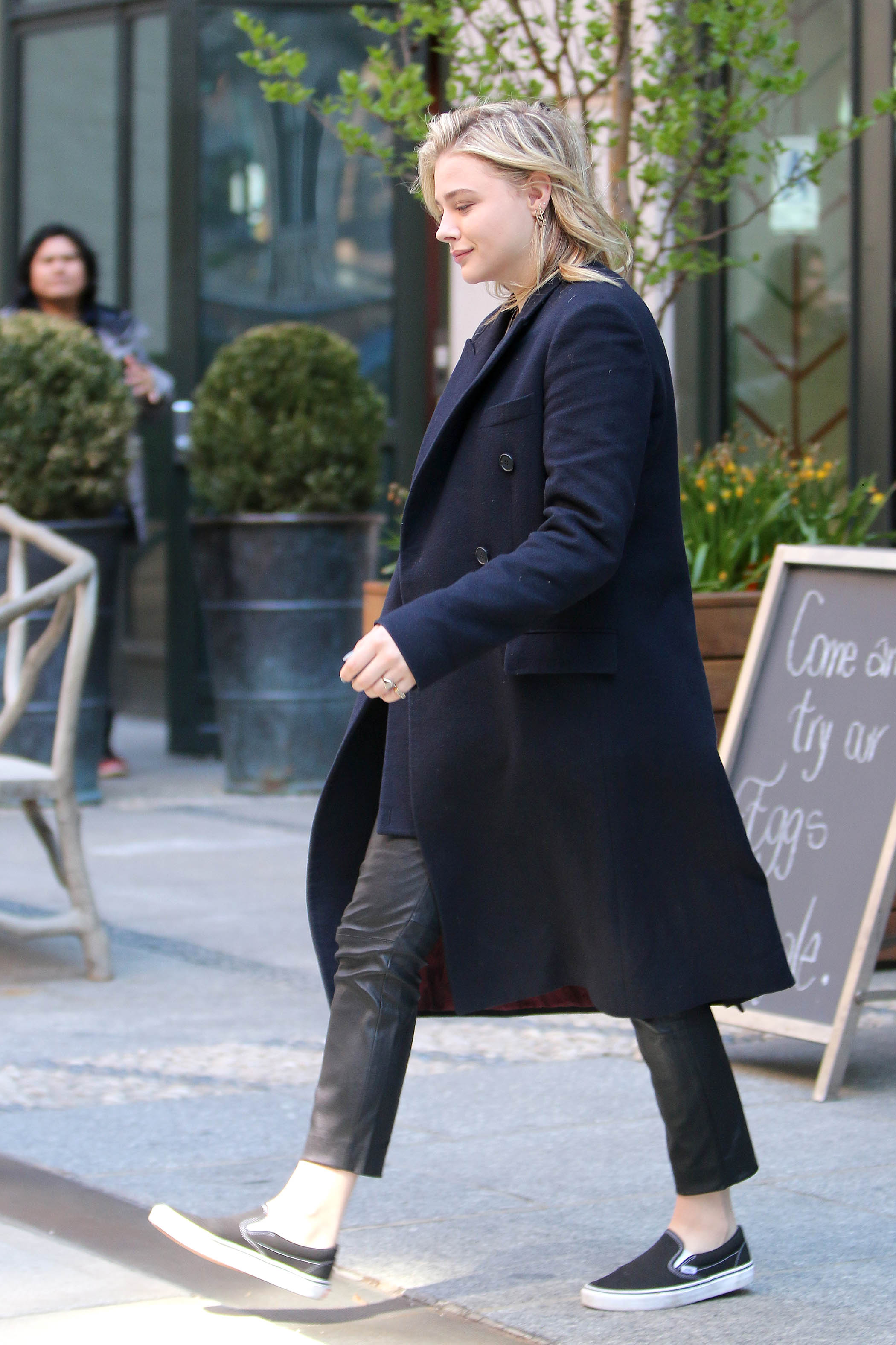 Chloe Moretz out in NYC