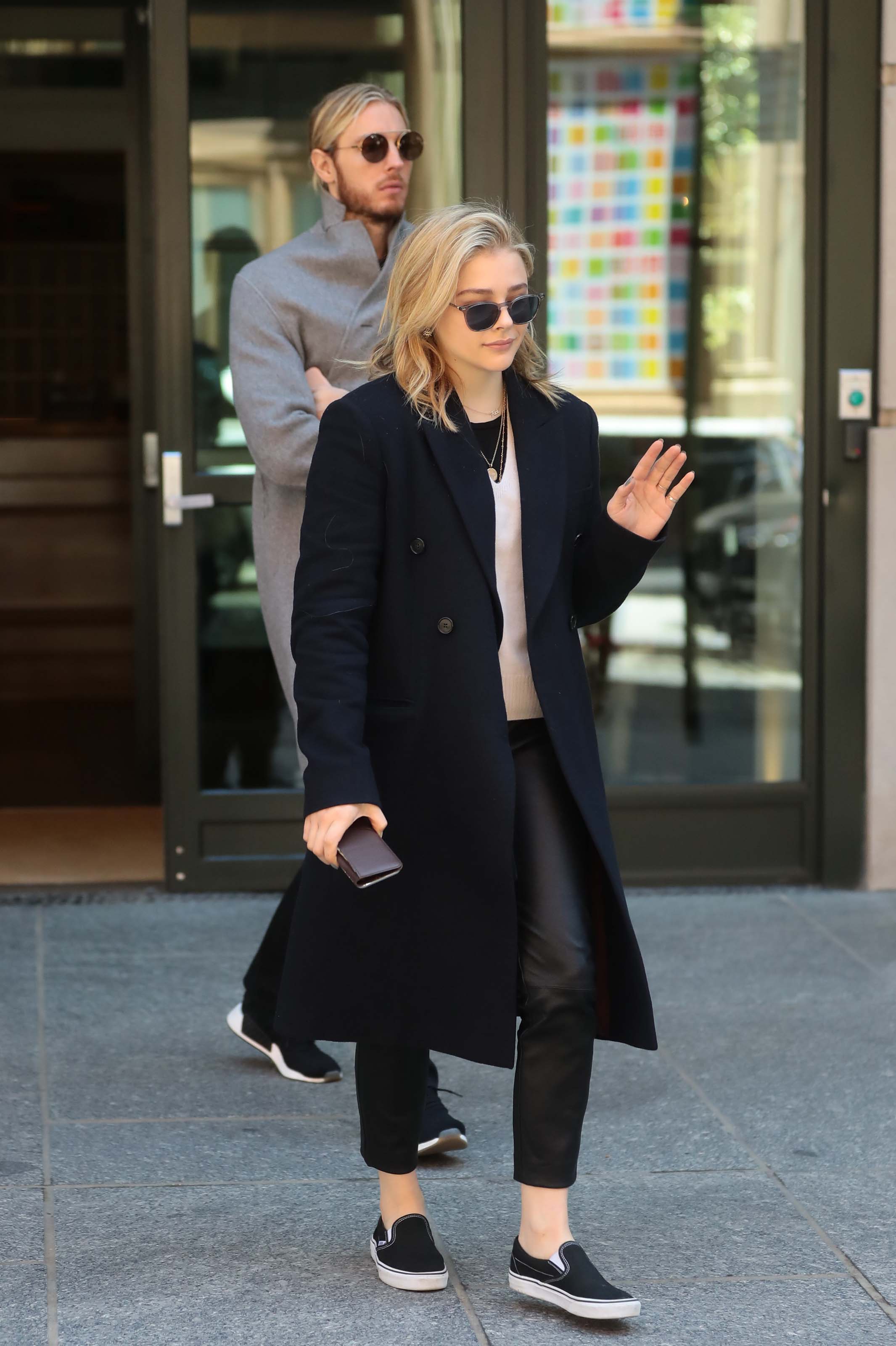 Chloe Moretz out in NYC