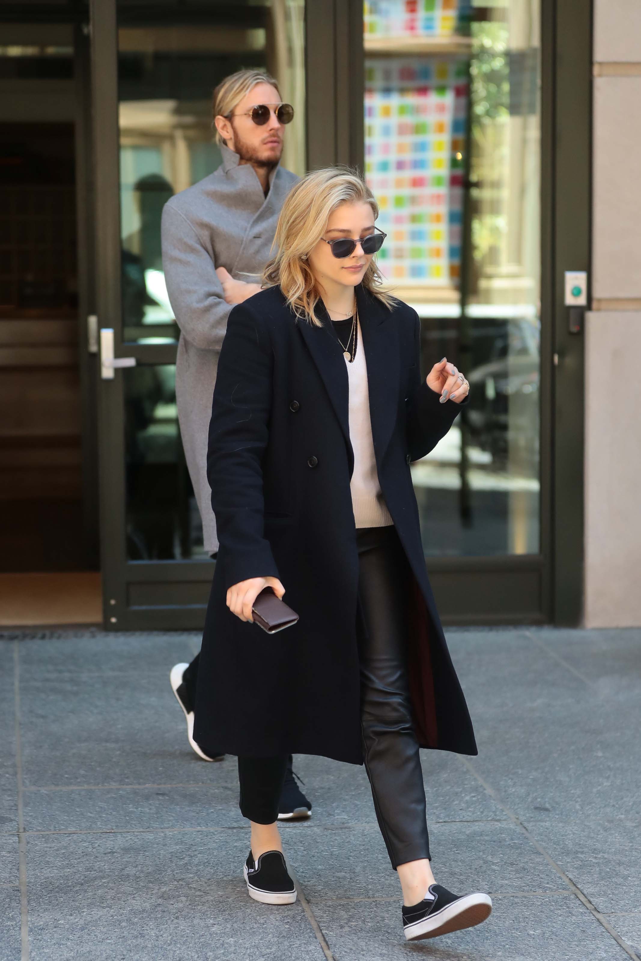 Chloe Moretz out in NYC