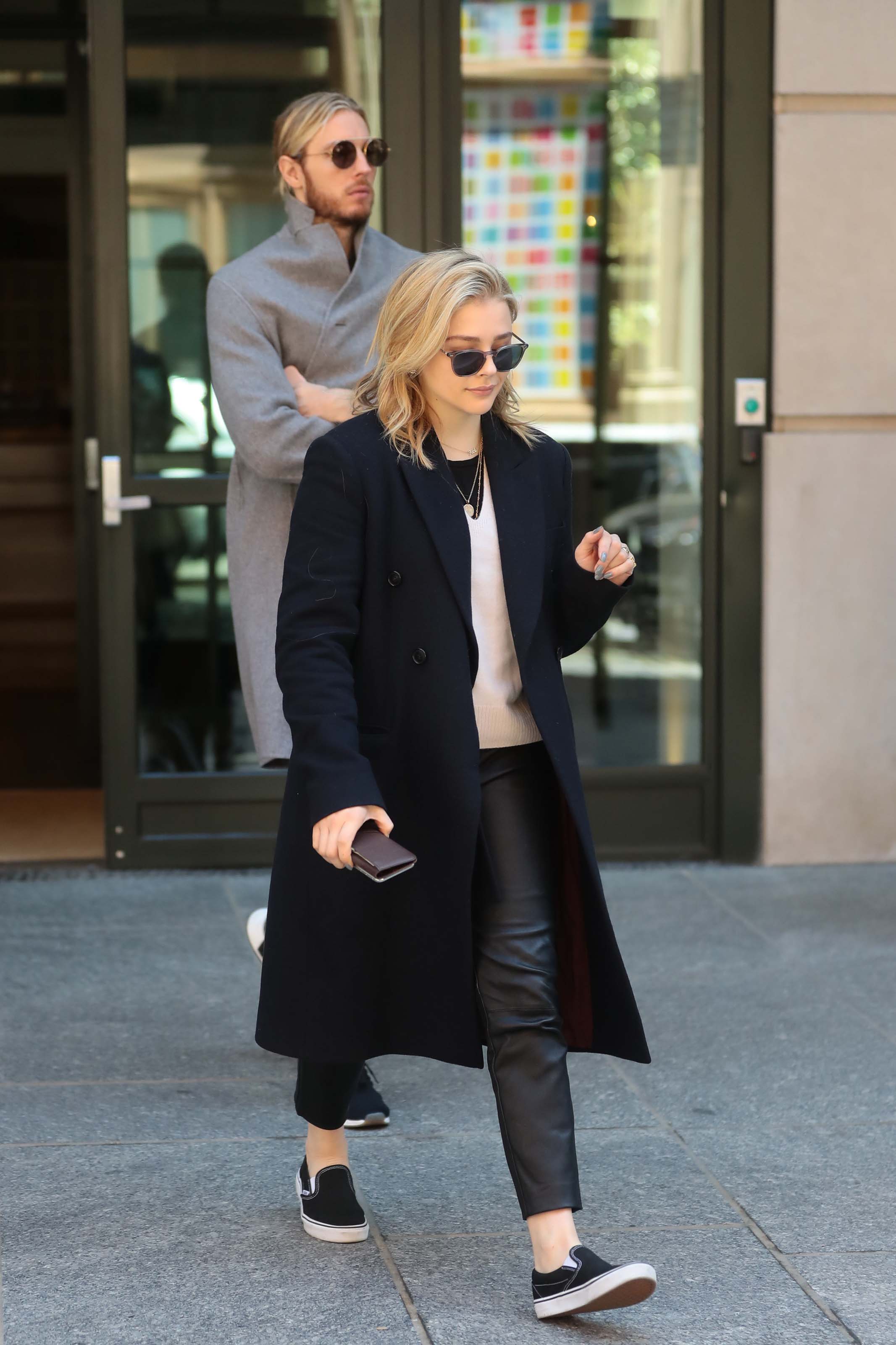 Chloe Moretz out in NYC