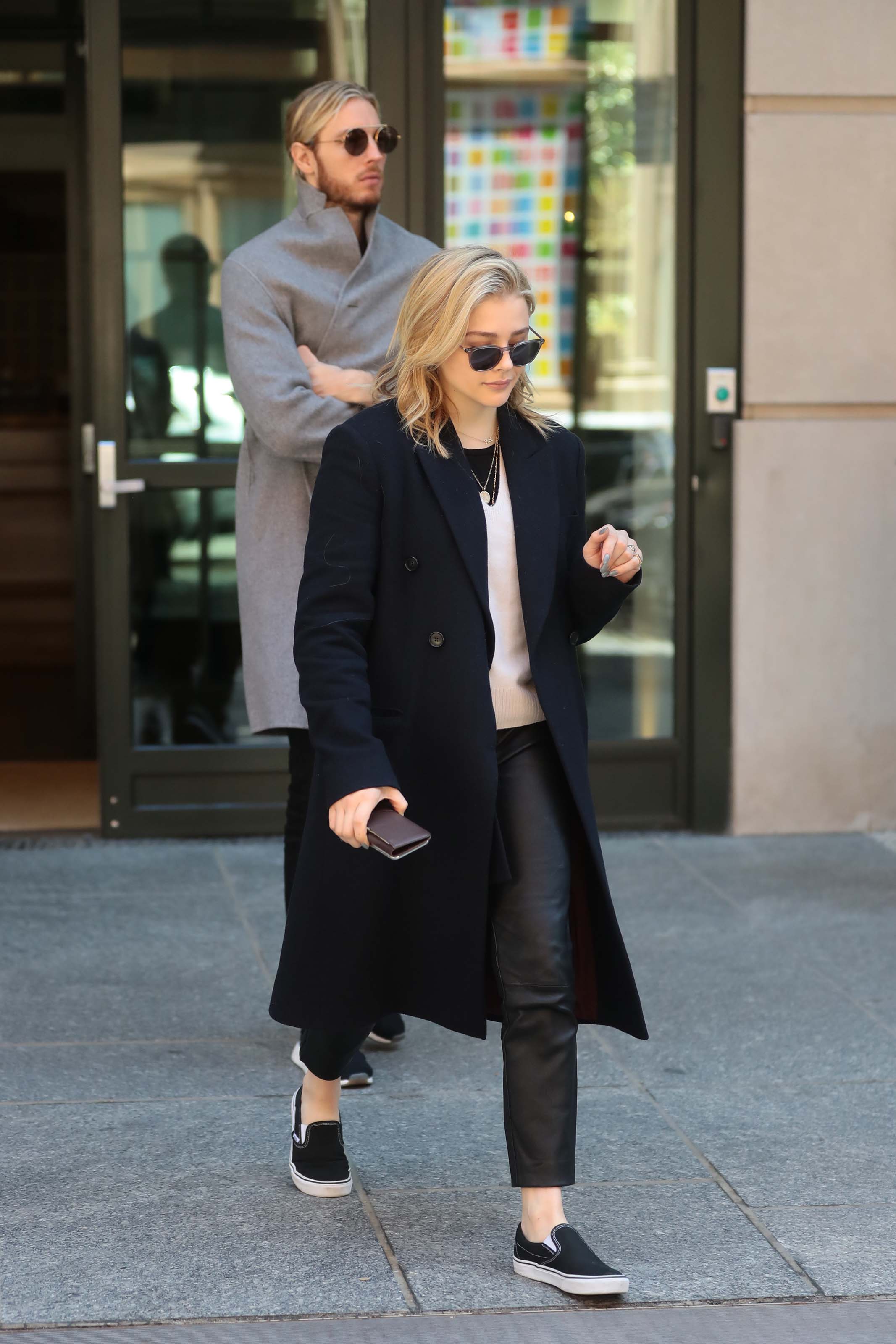 Chloe Moretz out in NYC