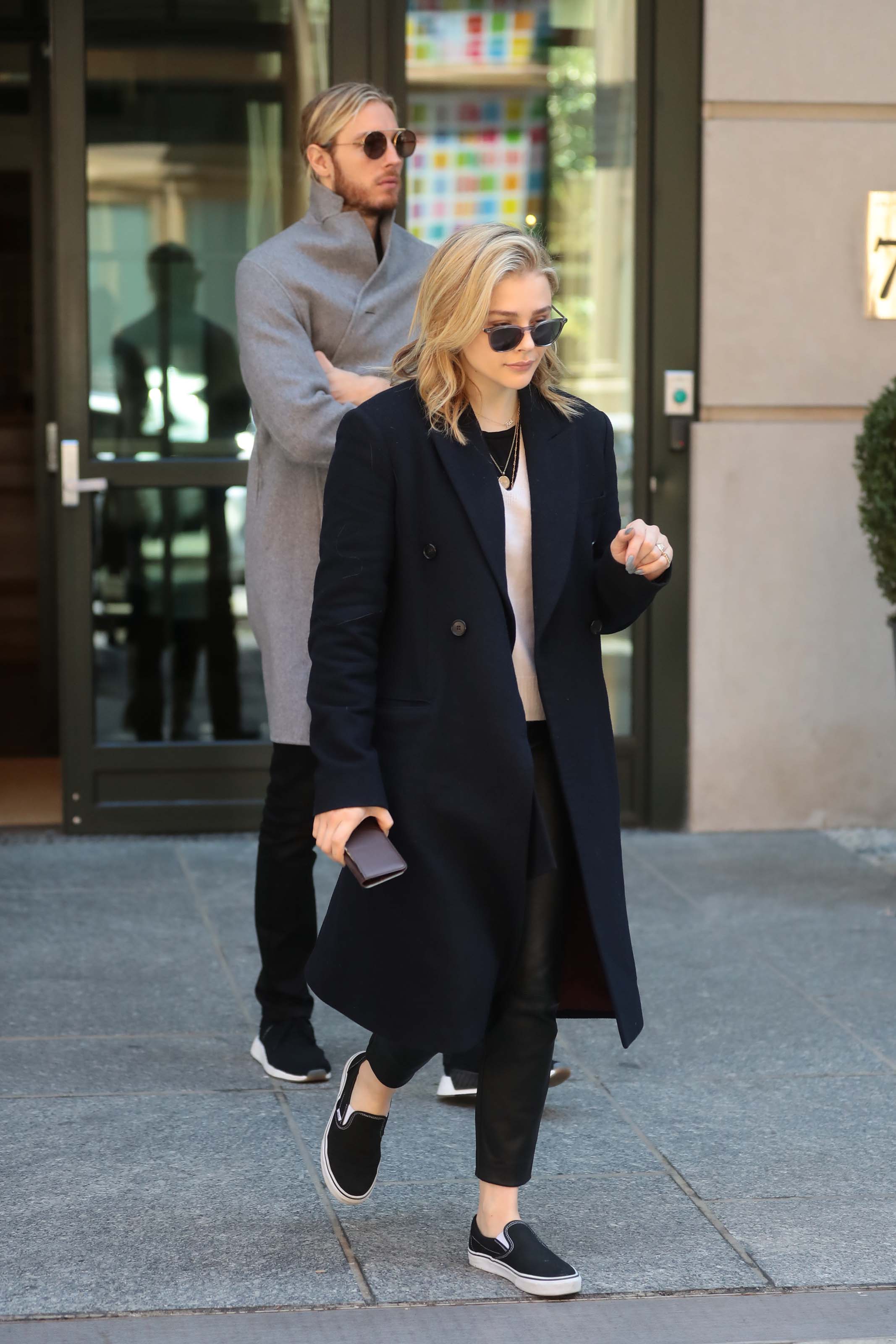 Chloe Moretz out in NYC