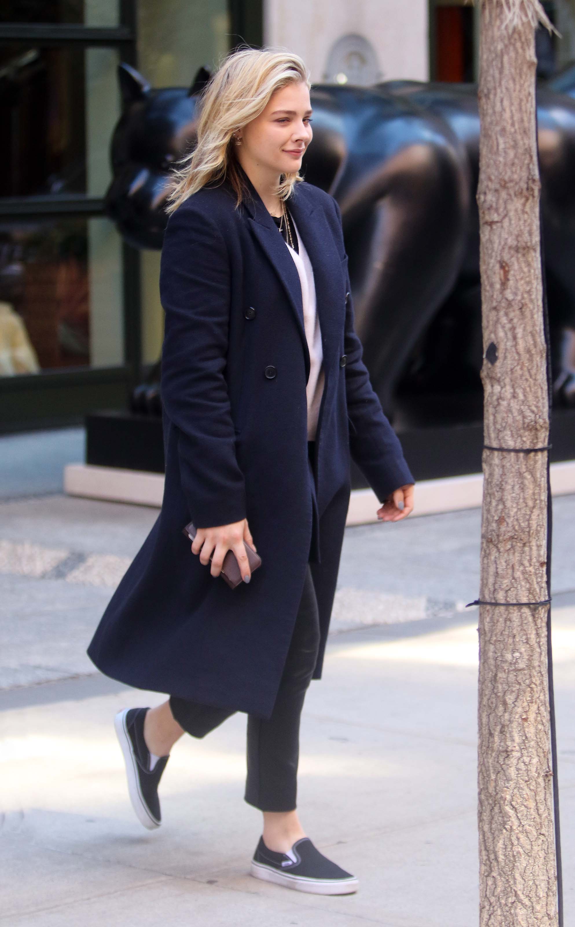 Chloe Moretz out in NYC