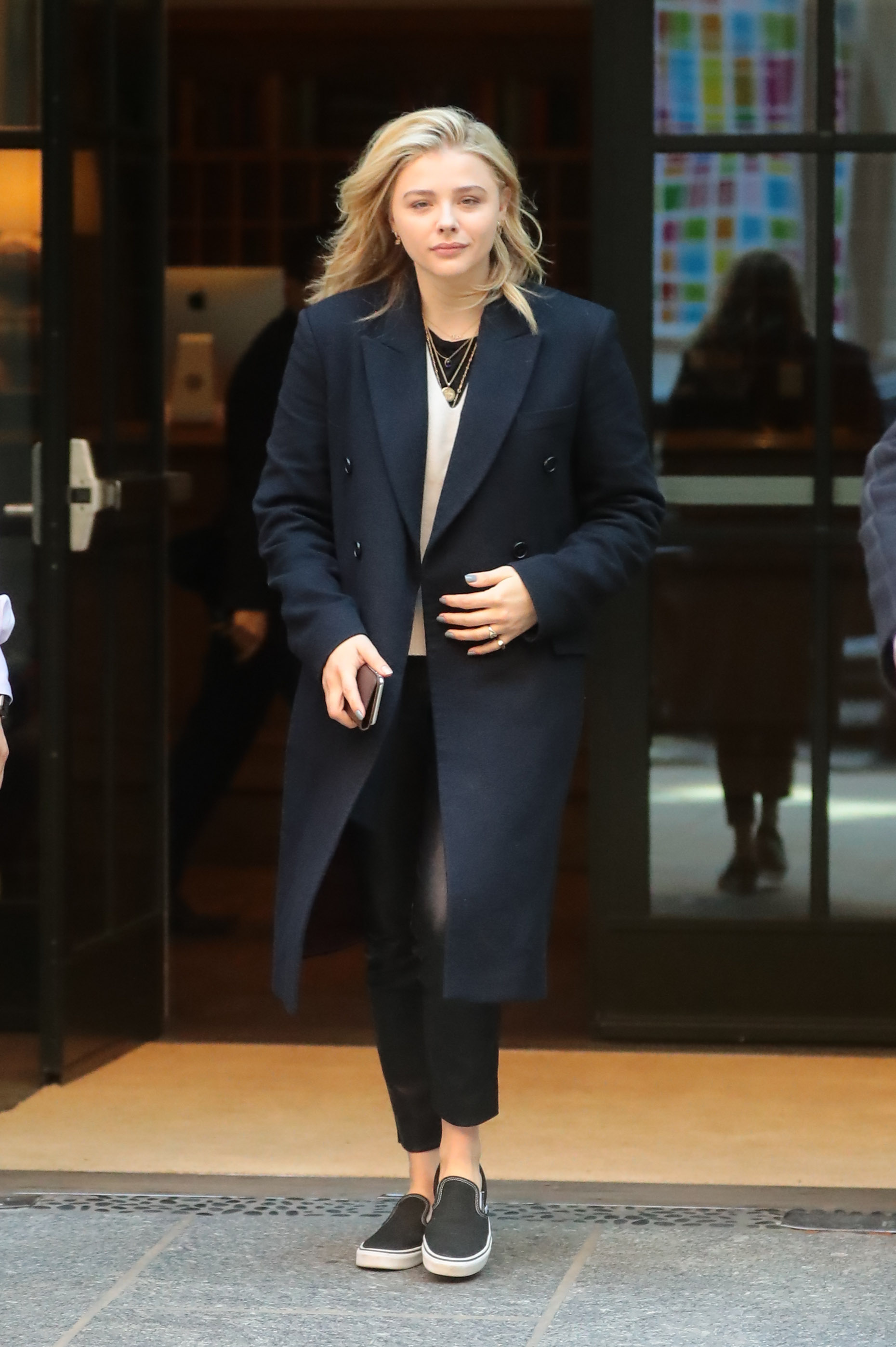 Chloe Moretz out in NYC