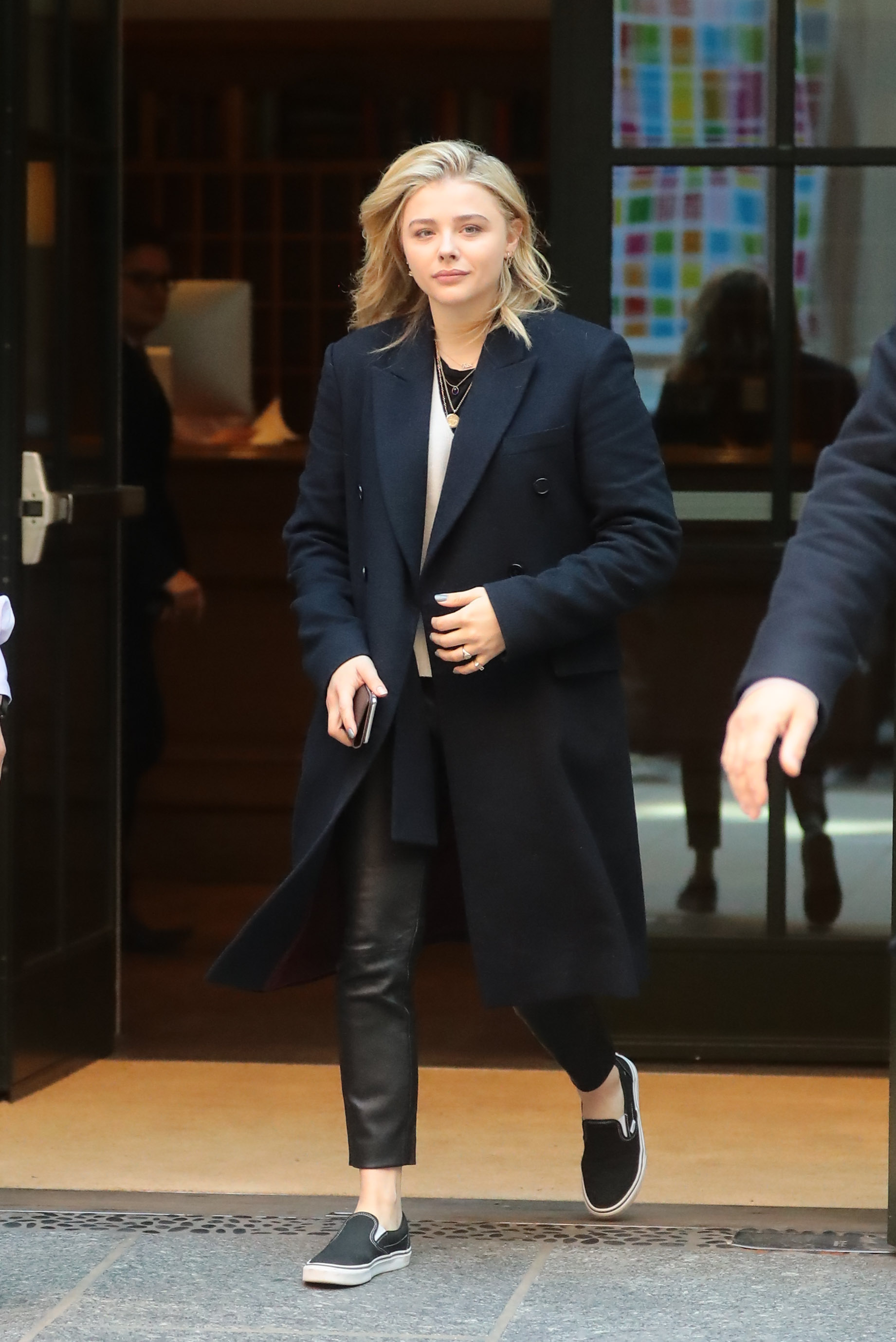 Chloe Moretz out in NYC