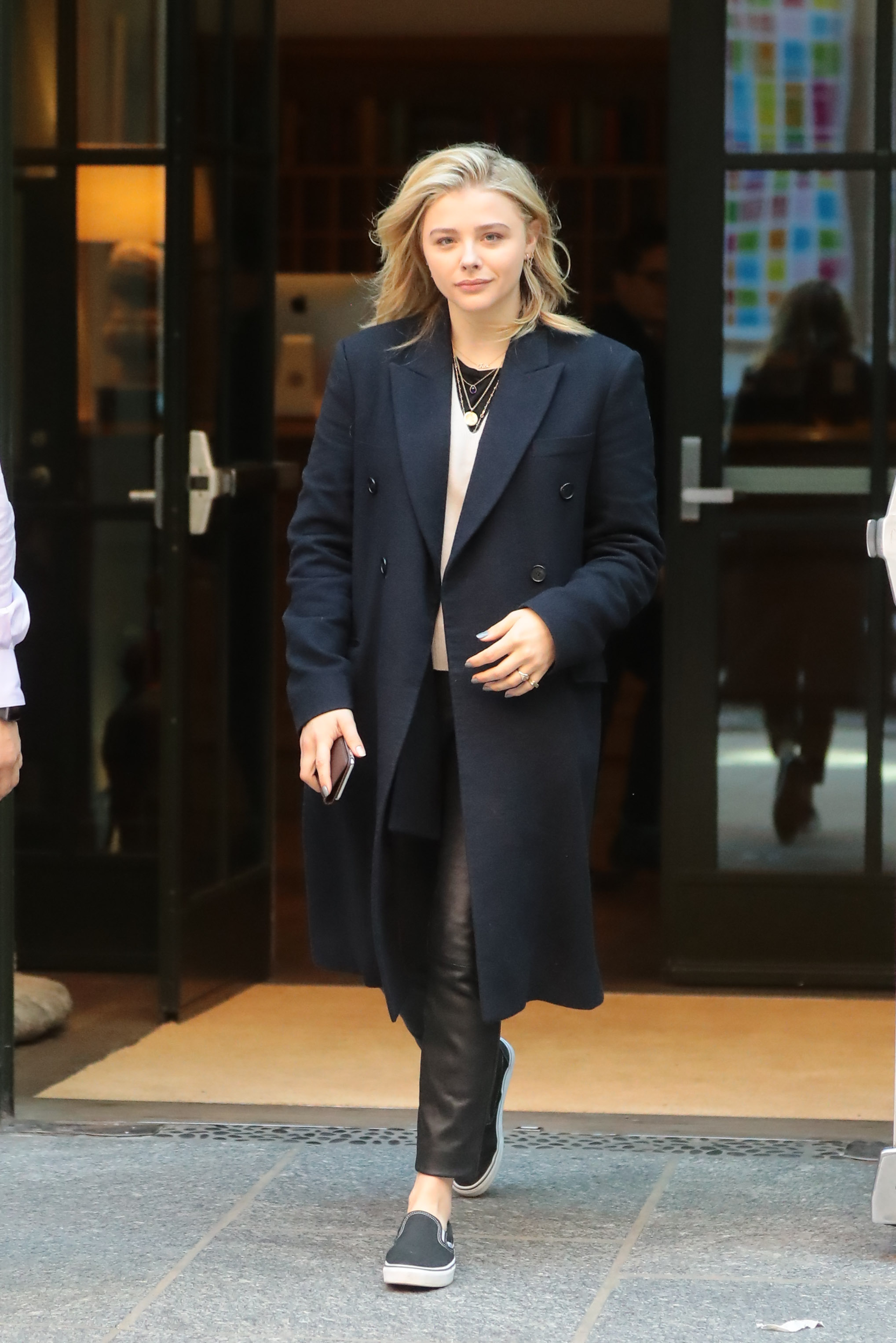 Chloe Moretz out in NYC