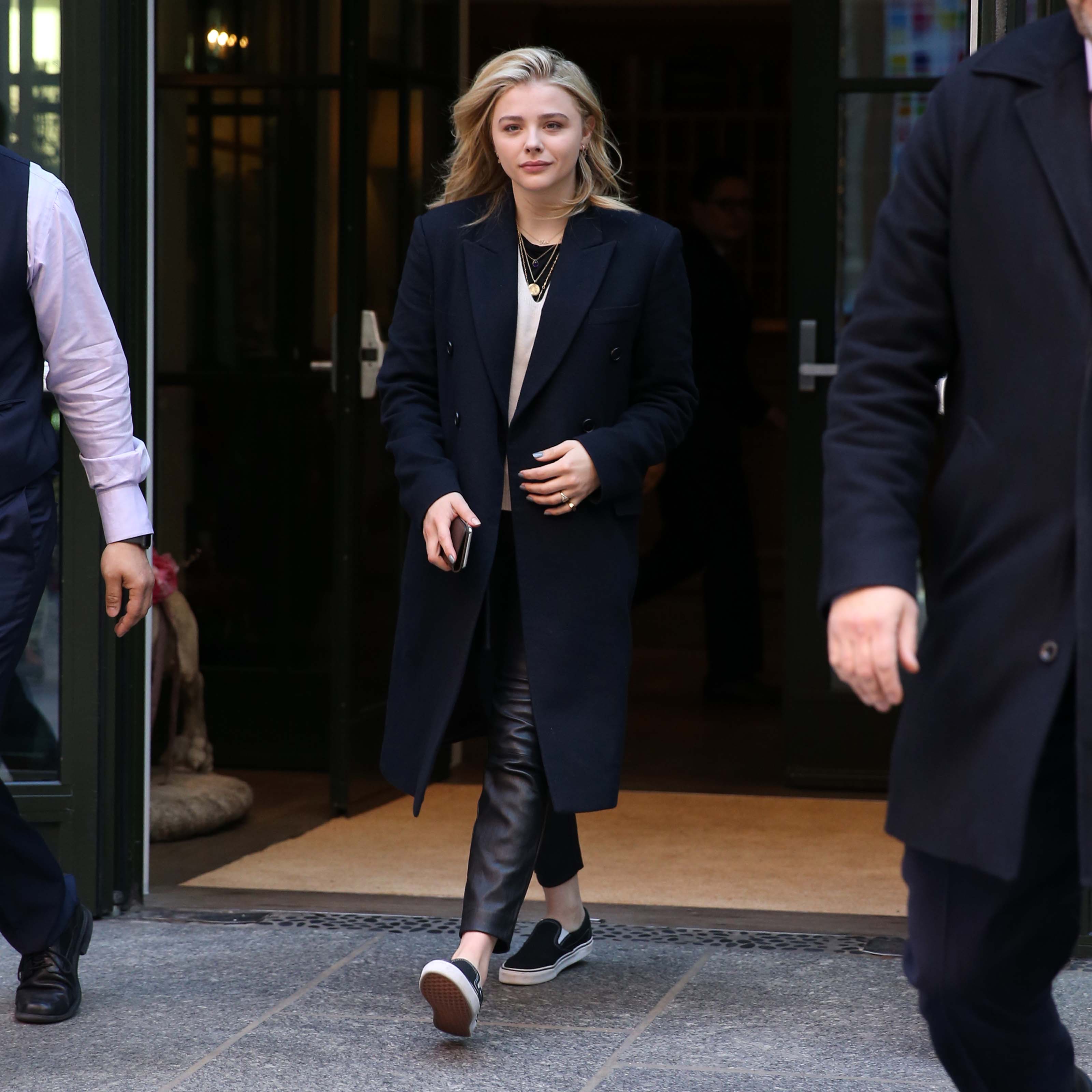 Chloe Moretz out in NYC