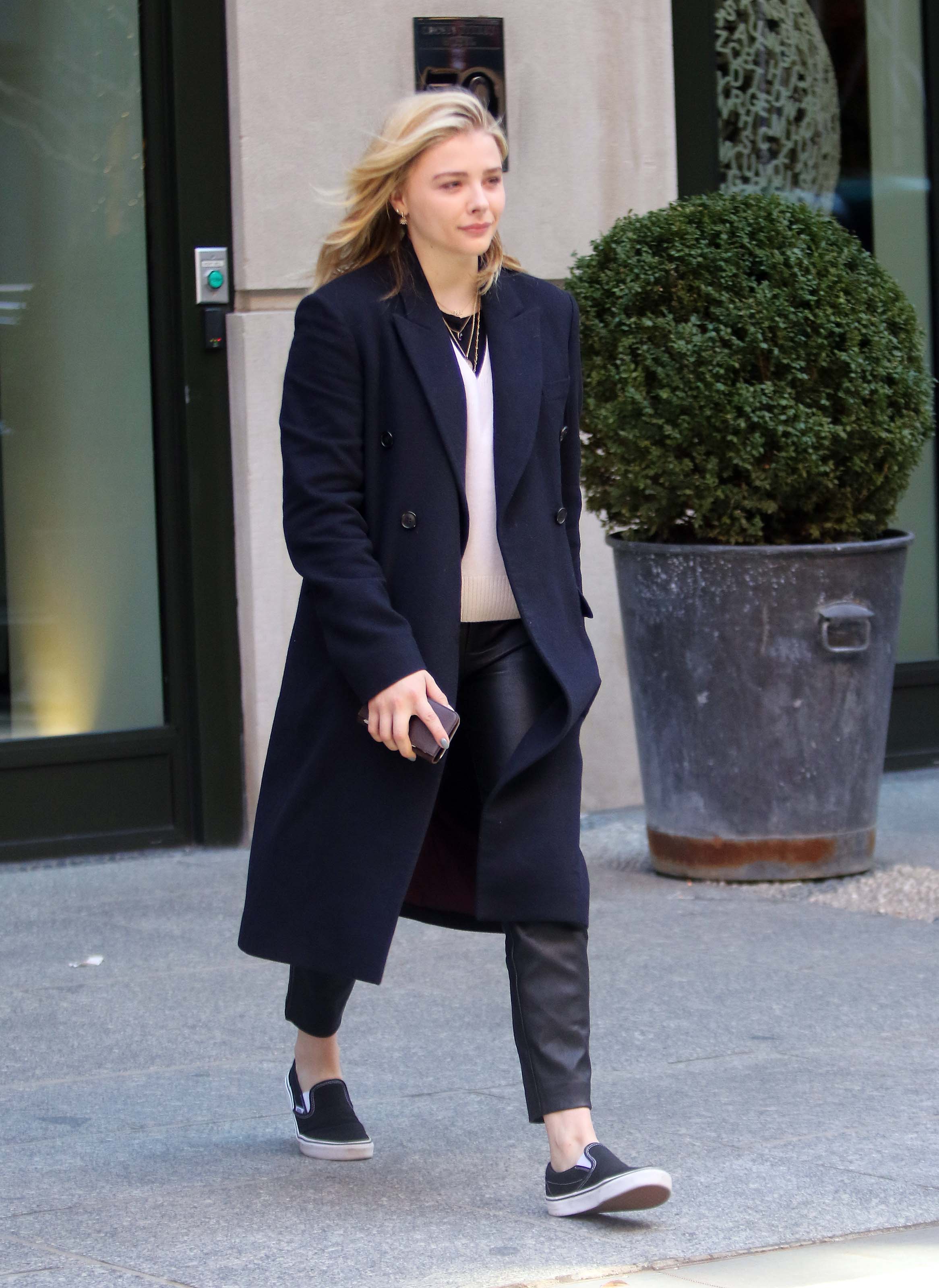 Chloe Moretz out in NYC