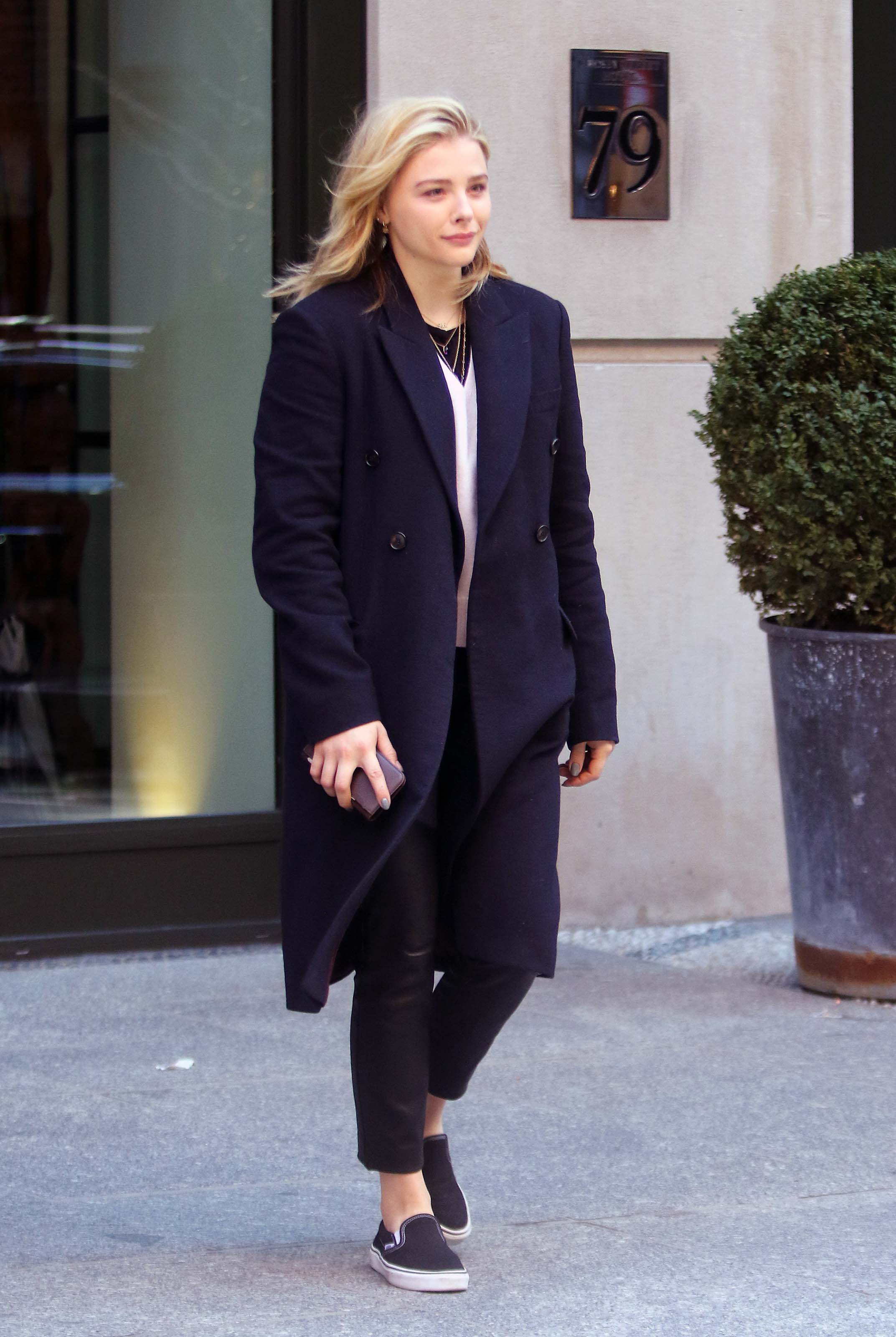 Chloe Moretz out in NYC