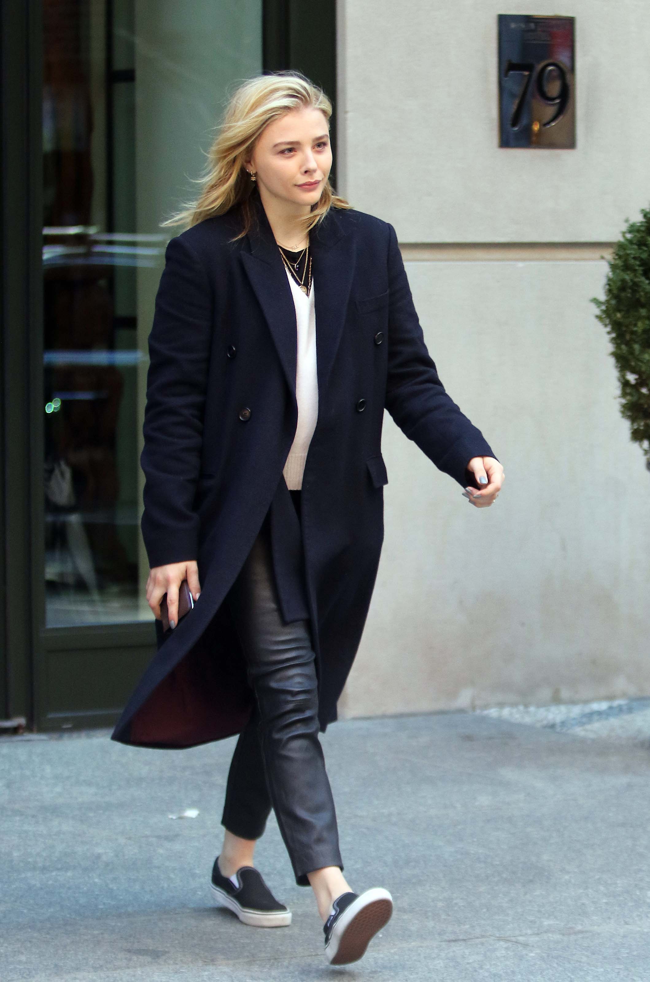 Chloe Moretz out in NYC