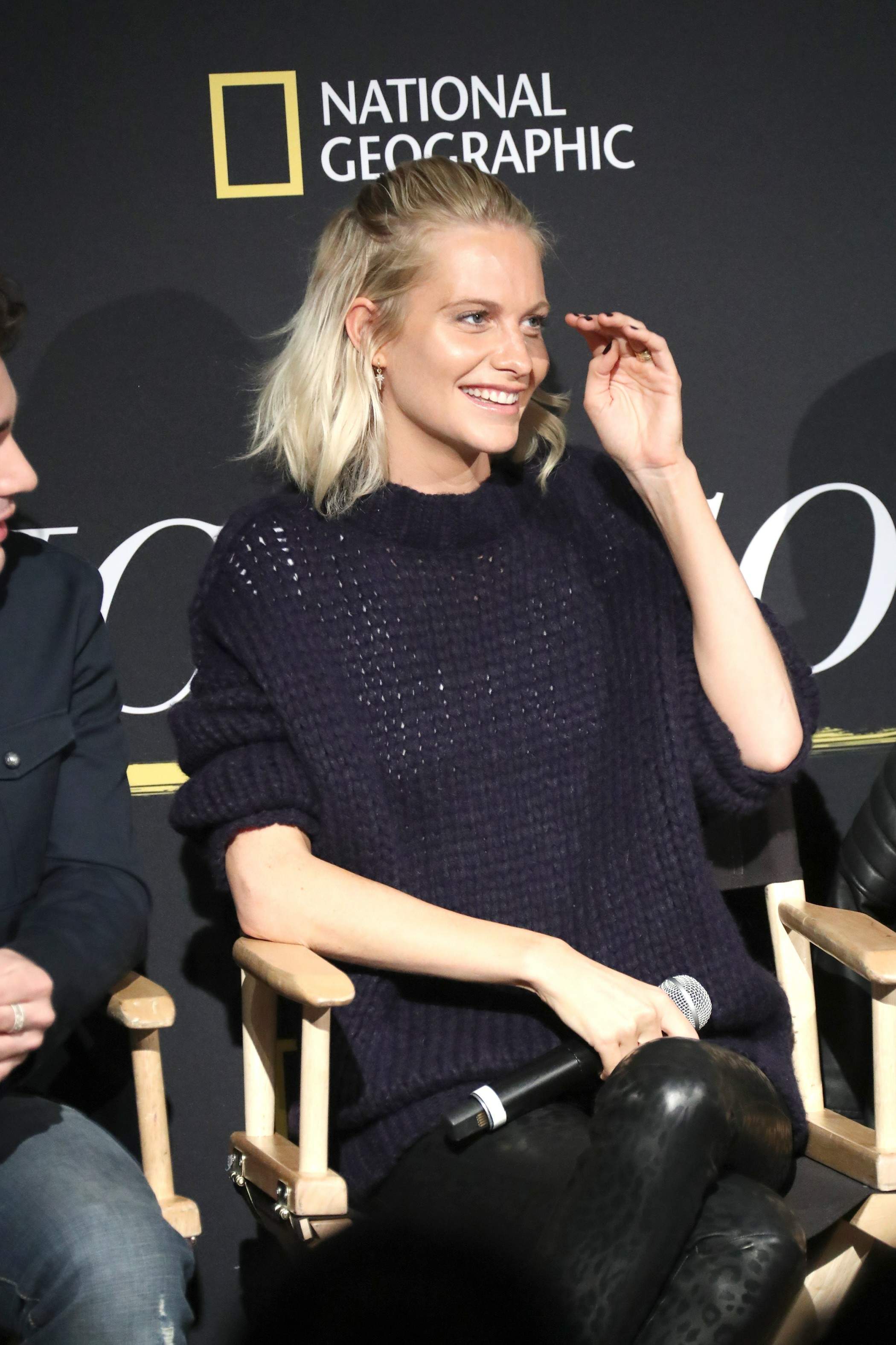 Poppy Delevingne attends Genius Picasso TV series photocall