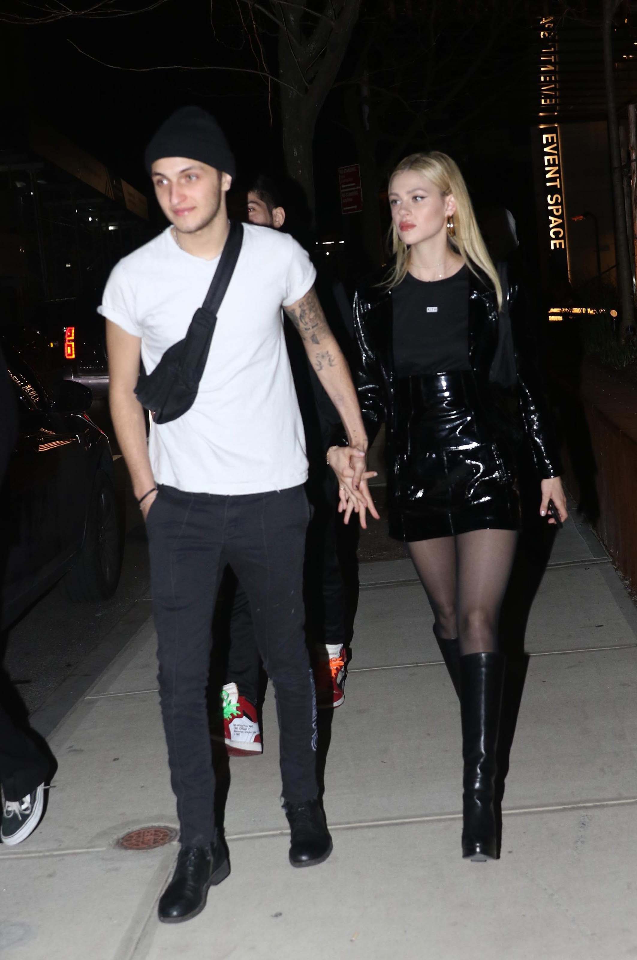 Nicola Peltz arrives for Gigi Hadid’s 23rd birthday party