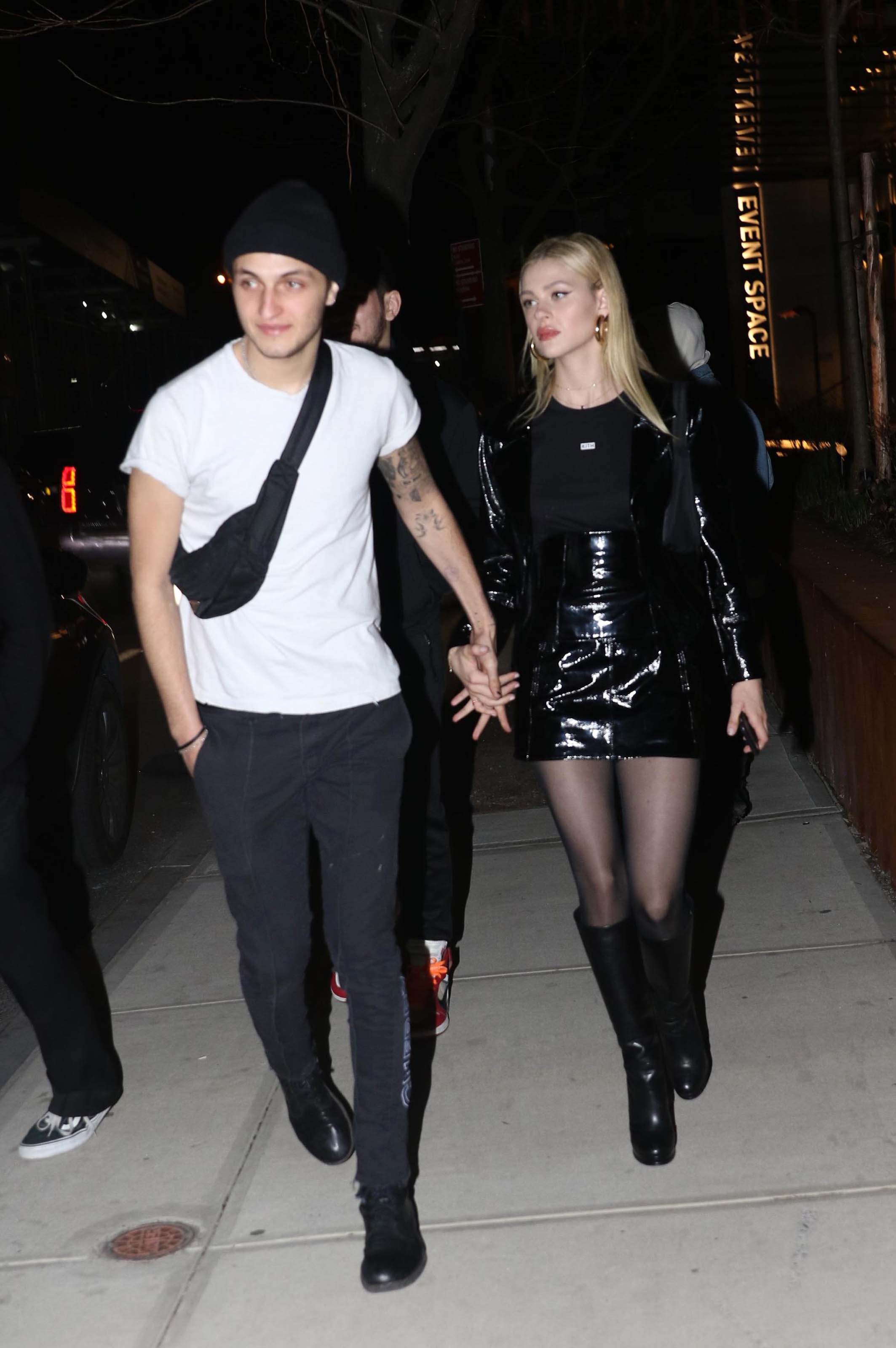 Nicola Peltz arrives for Gigi Hadid’s 23rd birthday party