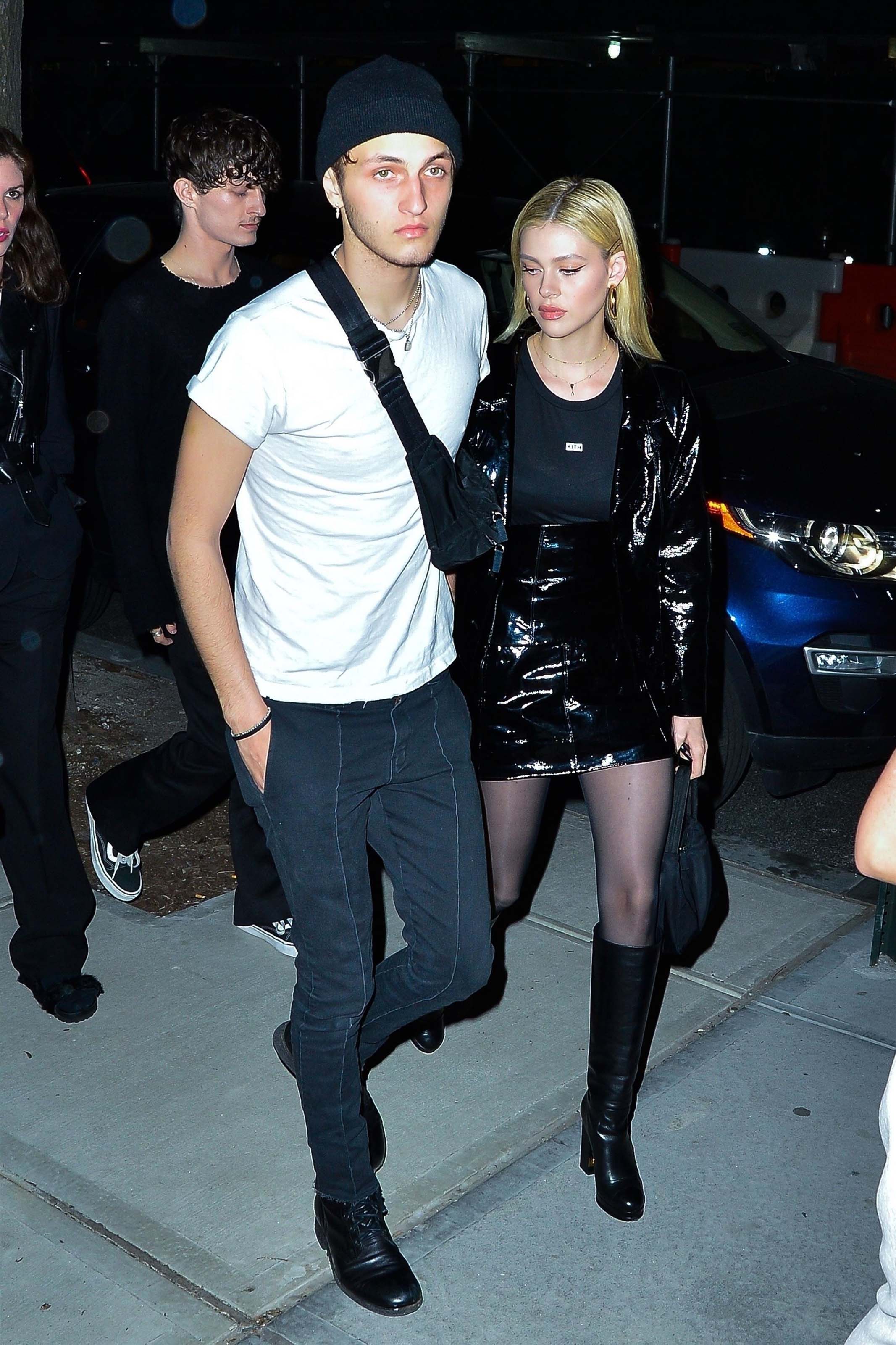 Nicola Peltz arrives for Gigi Hadid’s 23rd birthday party