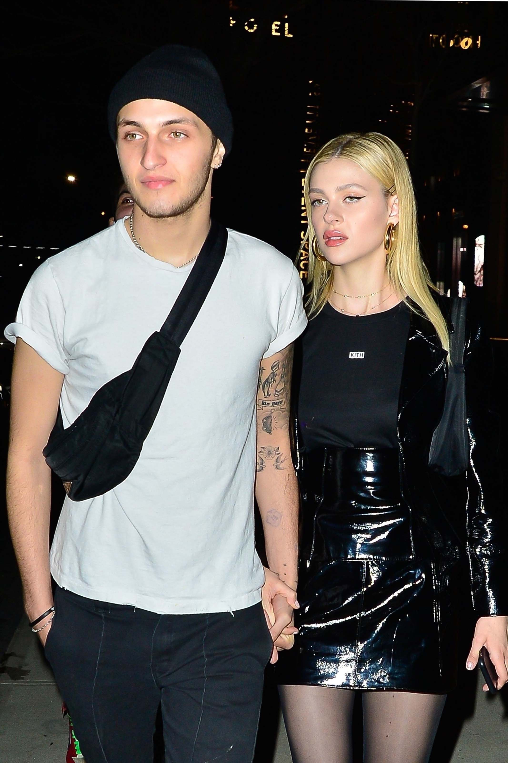 Nicola Peltz arrives for Gigi Hadid’s 23rd birthday party