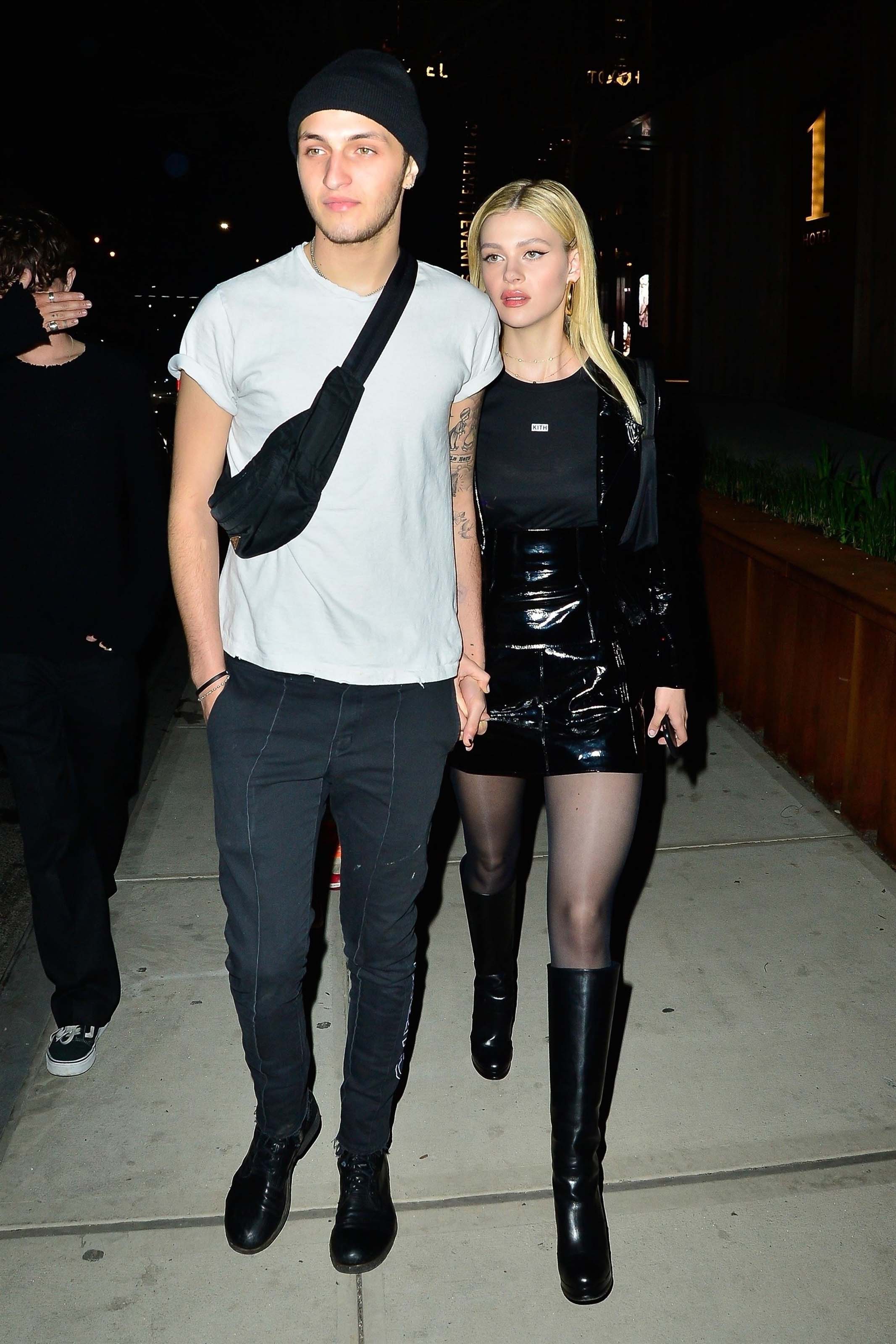 Nicola Peltz arrives for Gigi Hadid’s 23rd birthday party