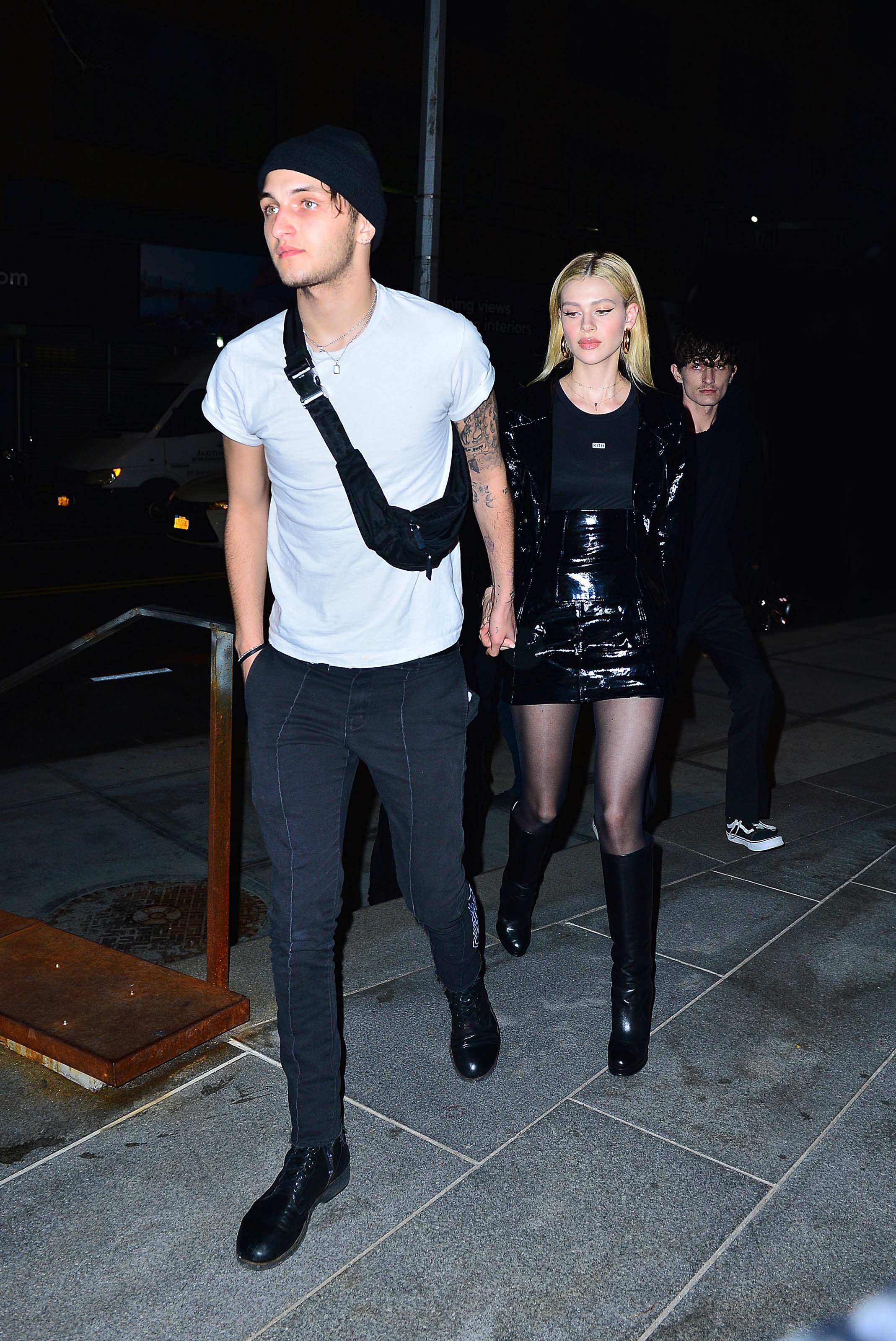 Nicola Peltz arrives for Gigi Hadid’s 23rd birthday party