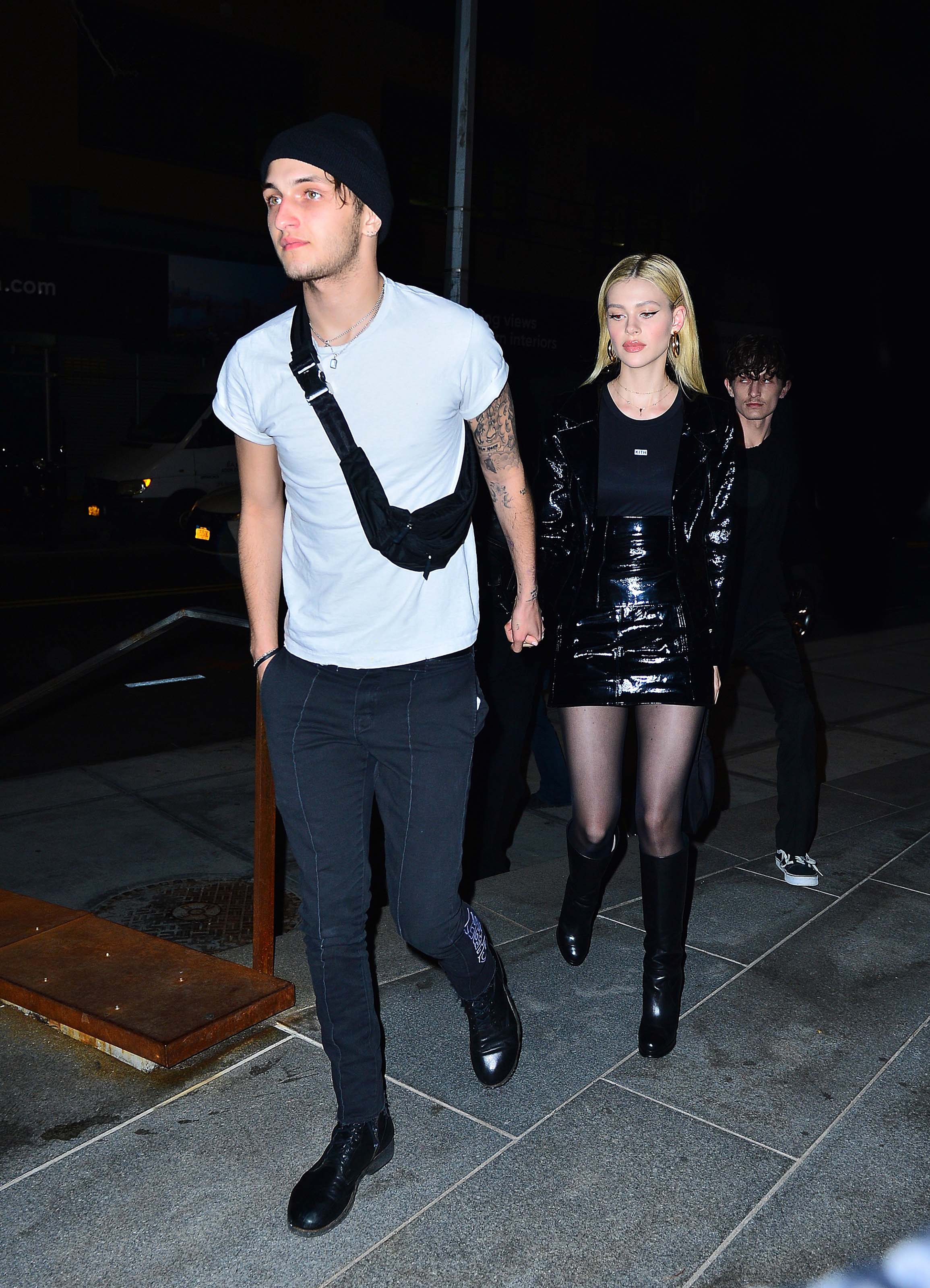 Nicola Peltz arrives for Gigi Hadid’s 23rd birthday party