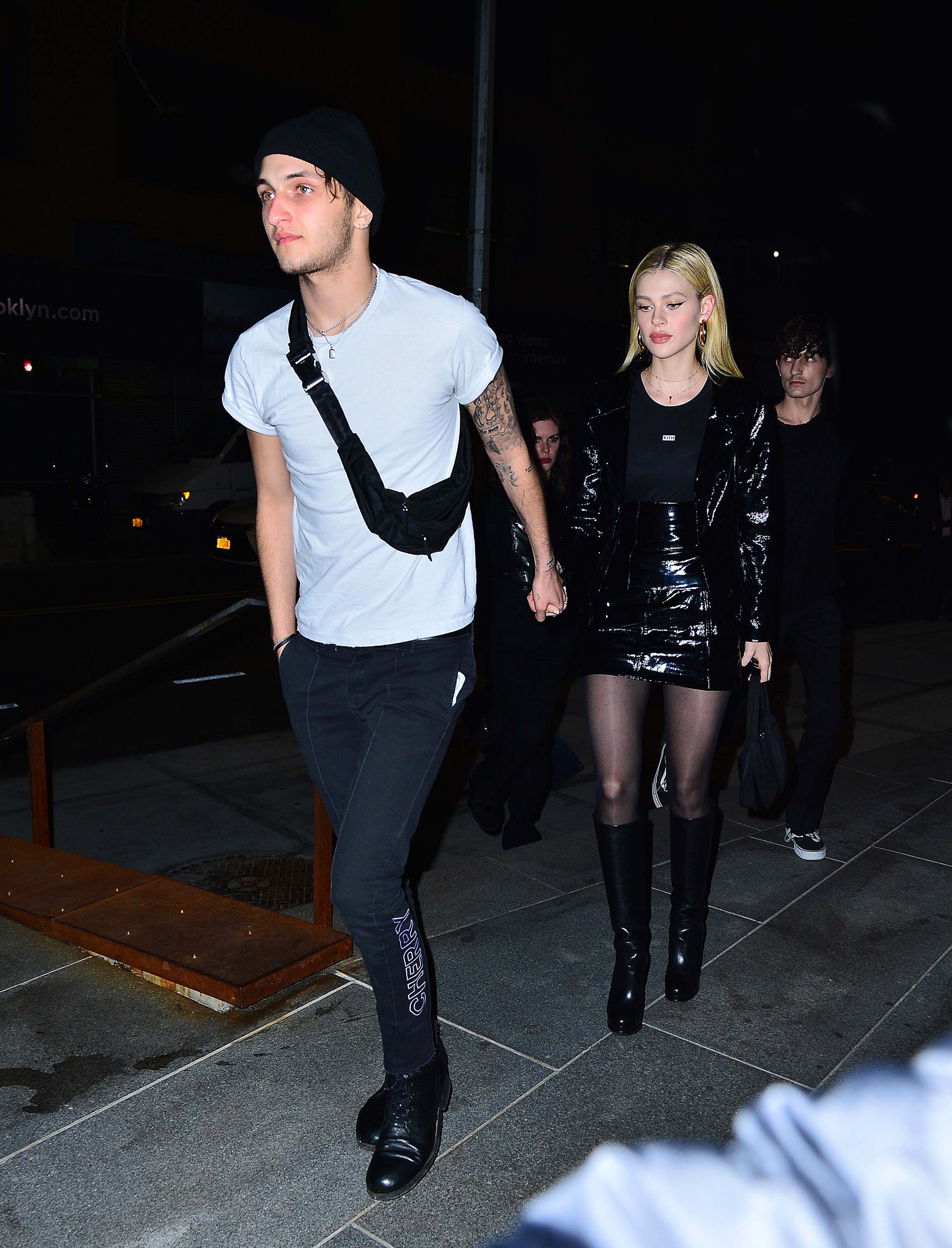 Nicola Peltz arrives for Gigi Hadid’s 23rd birthday party