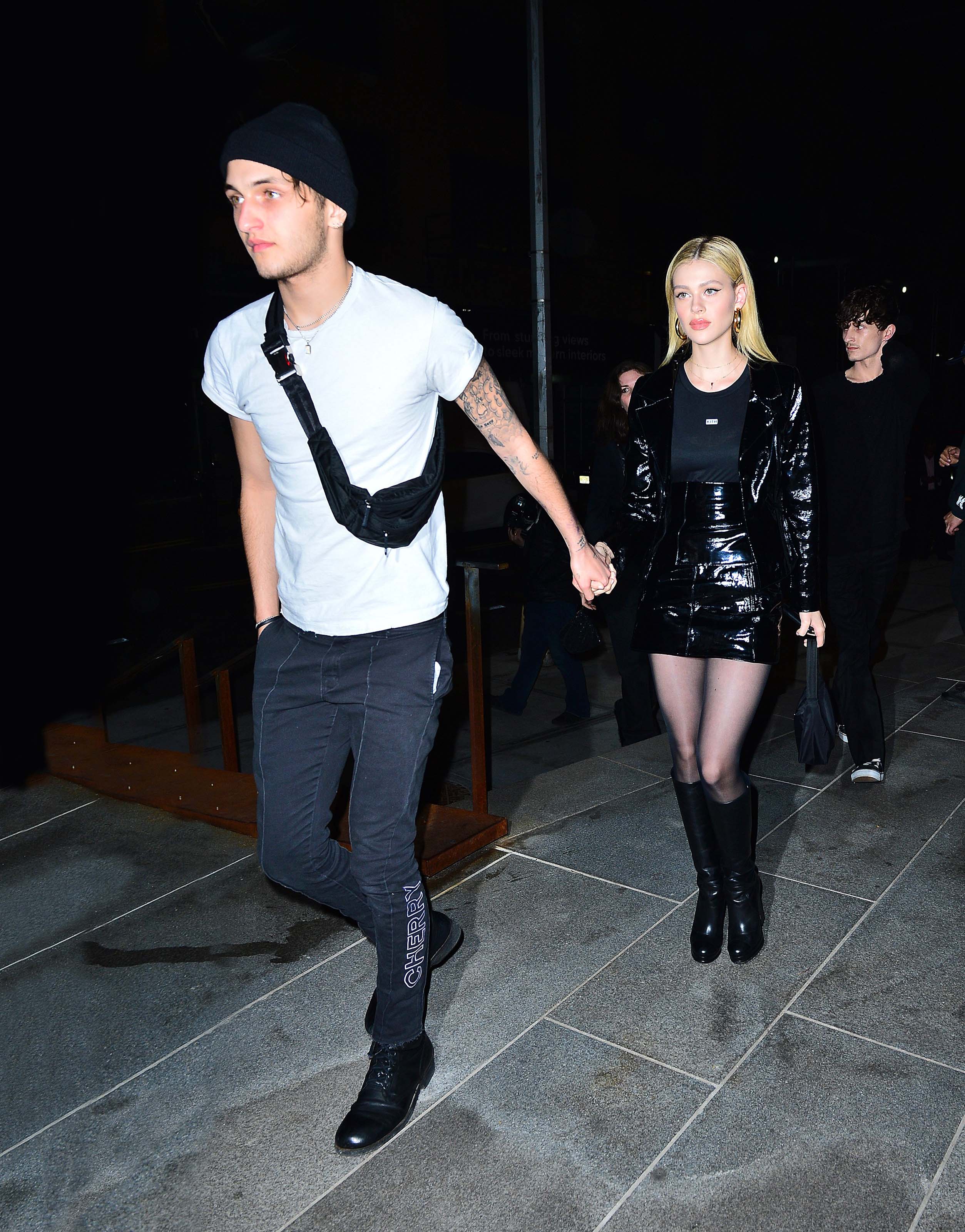 Nicola Peltz arrives for Gigi Hadid’s 23rd birthday party