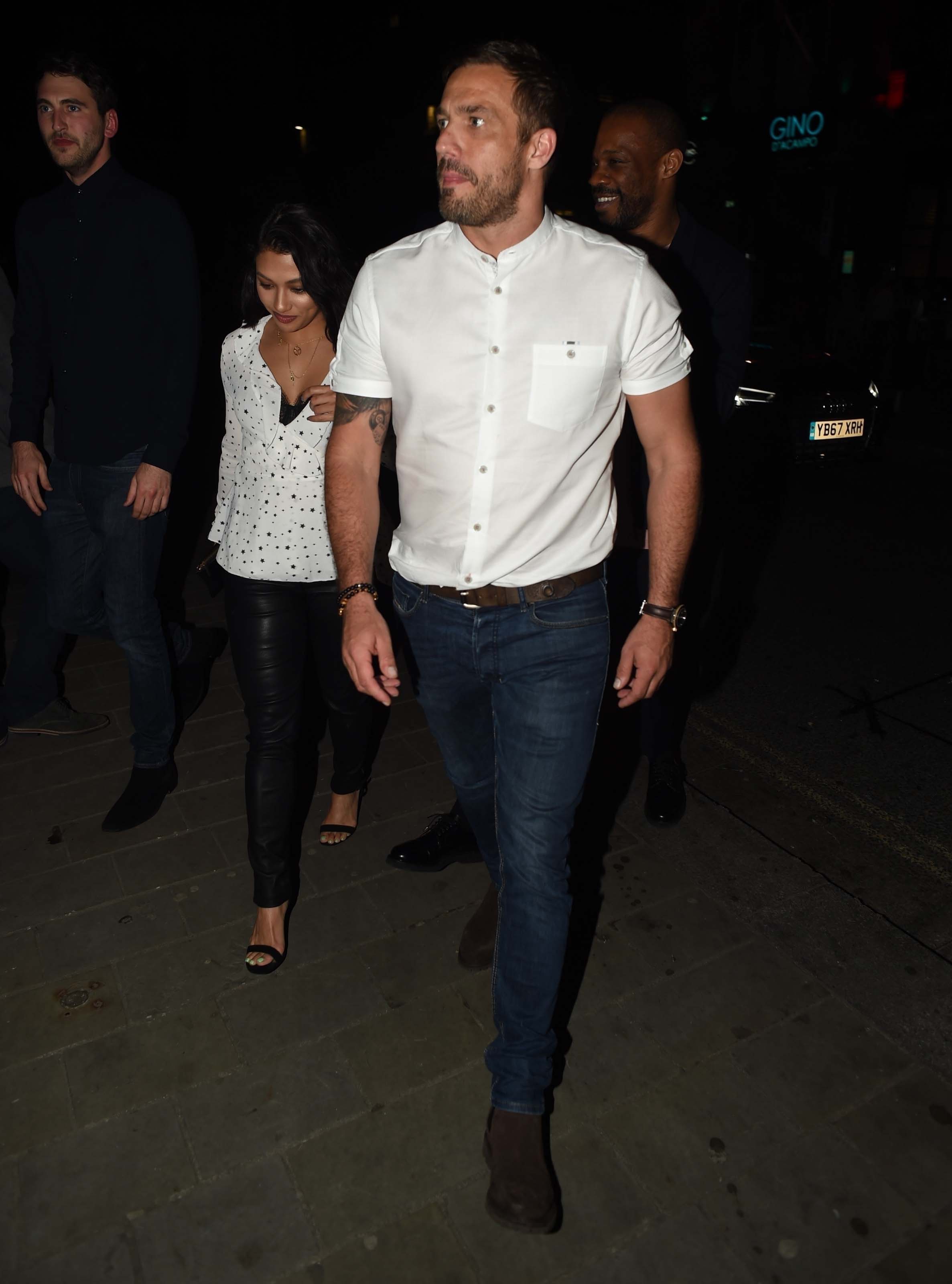 Vanessa White attends Jamie Lomas birthday